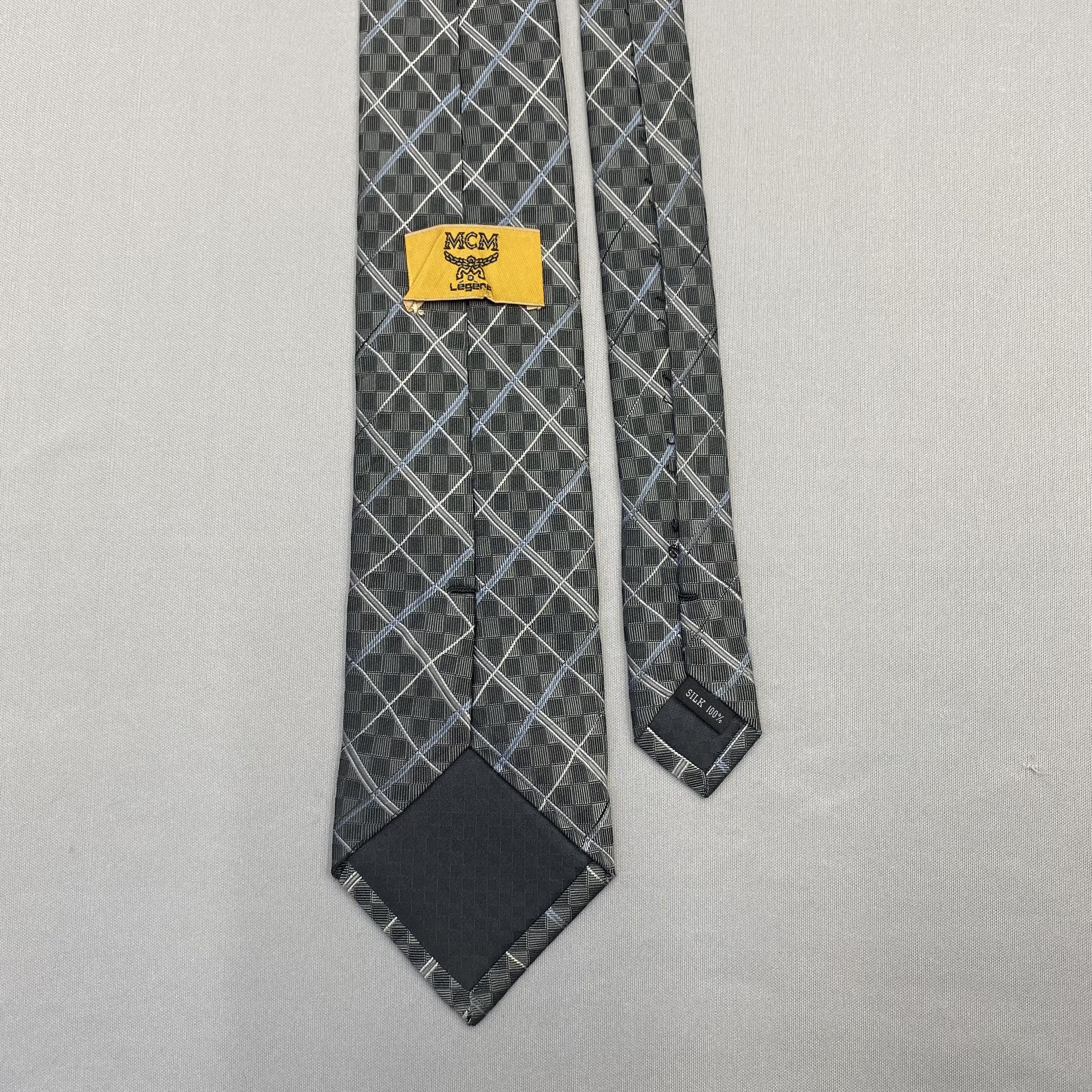 Japanese Brand Vintage MCM SILK Necktie Cravate Pure Silk Neck Tie Size ONE SIZE - 6 Thumbnail
