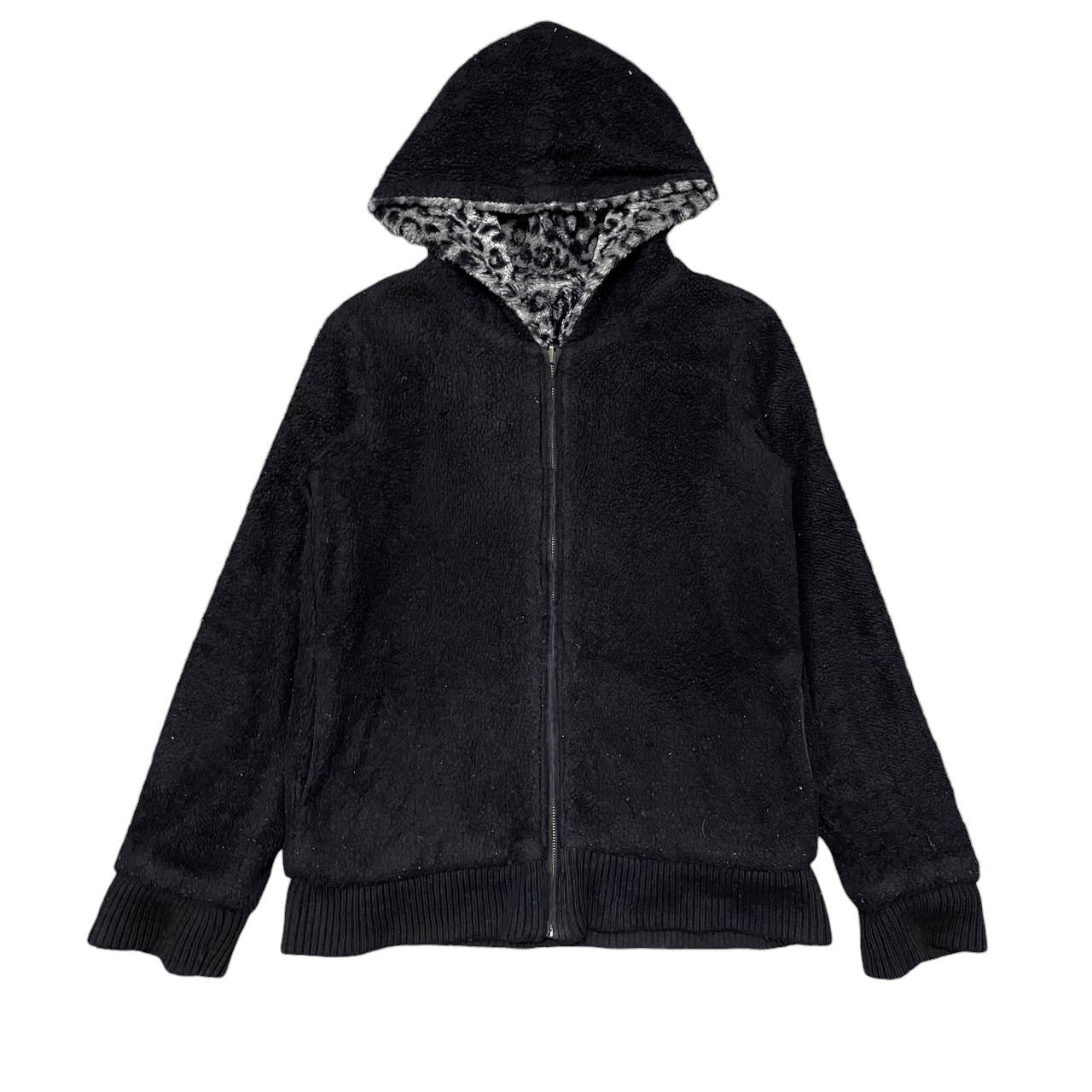 Japanese Brand Vintage Sorridere Leopard Reversible Hooded Jacket Size US L / EU 52-54 / 3 - 8 Thumbnail