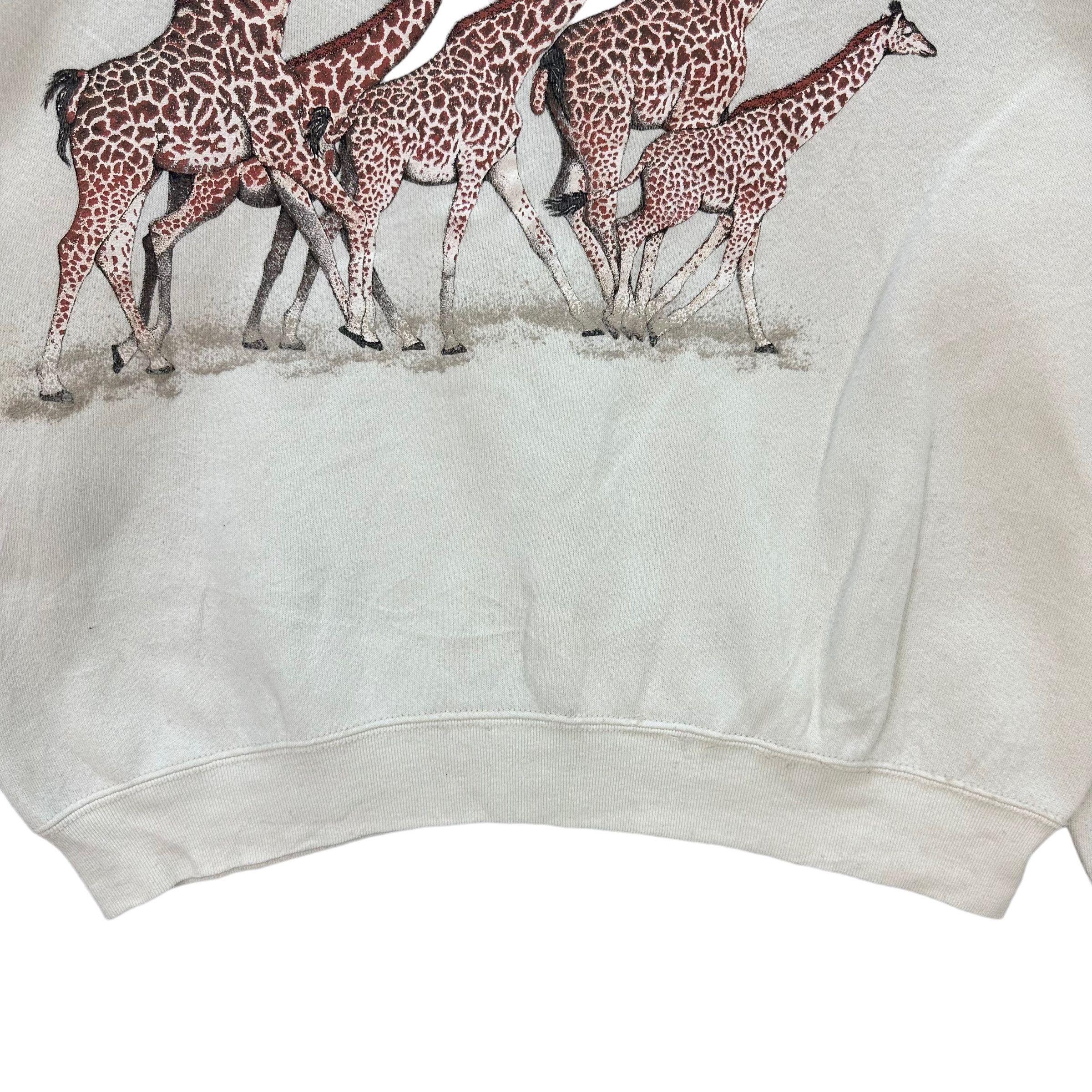 Fruit Of The Loom Y2K ANIMAL GIRAFFE GRAPHIC SWEATSHIRTS #7498-149 Size US L / EU 52-54 / 3 - 4 Thumbnail