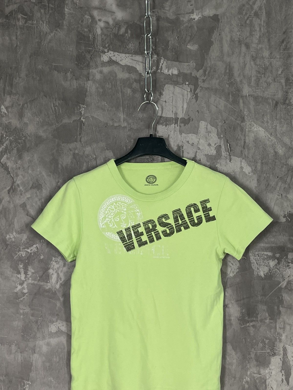 Versace × Vintage Versace Classic Vintage T-Shirt Tee Big Logo 90s Size M / US 6-8 / IT 42-44 - 2 Thumbnail