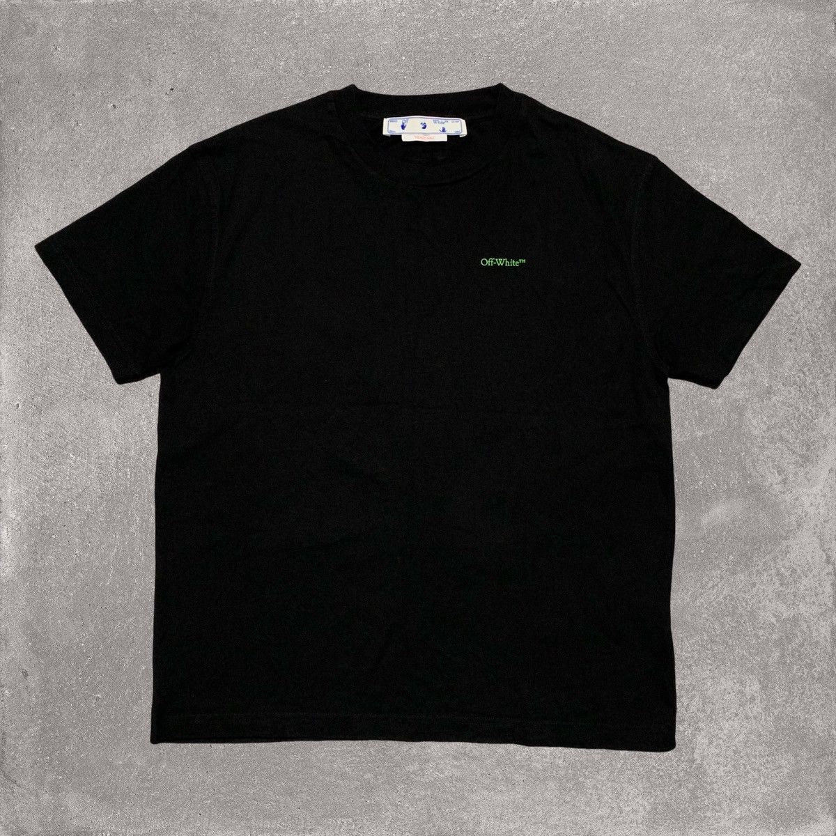 Off-White Off White Medium Blurred Arrows Black Tee Virgil Abloh Size US M / EU 48-50 / 2 - 2 Thumbnail