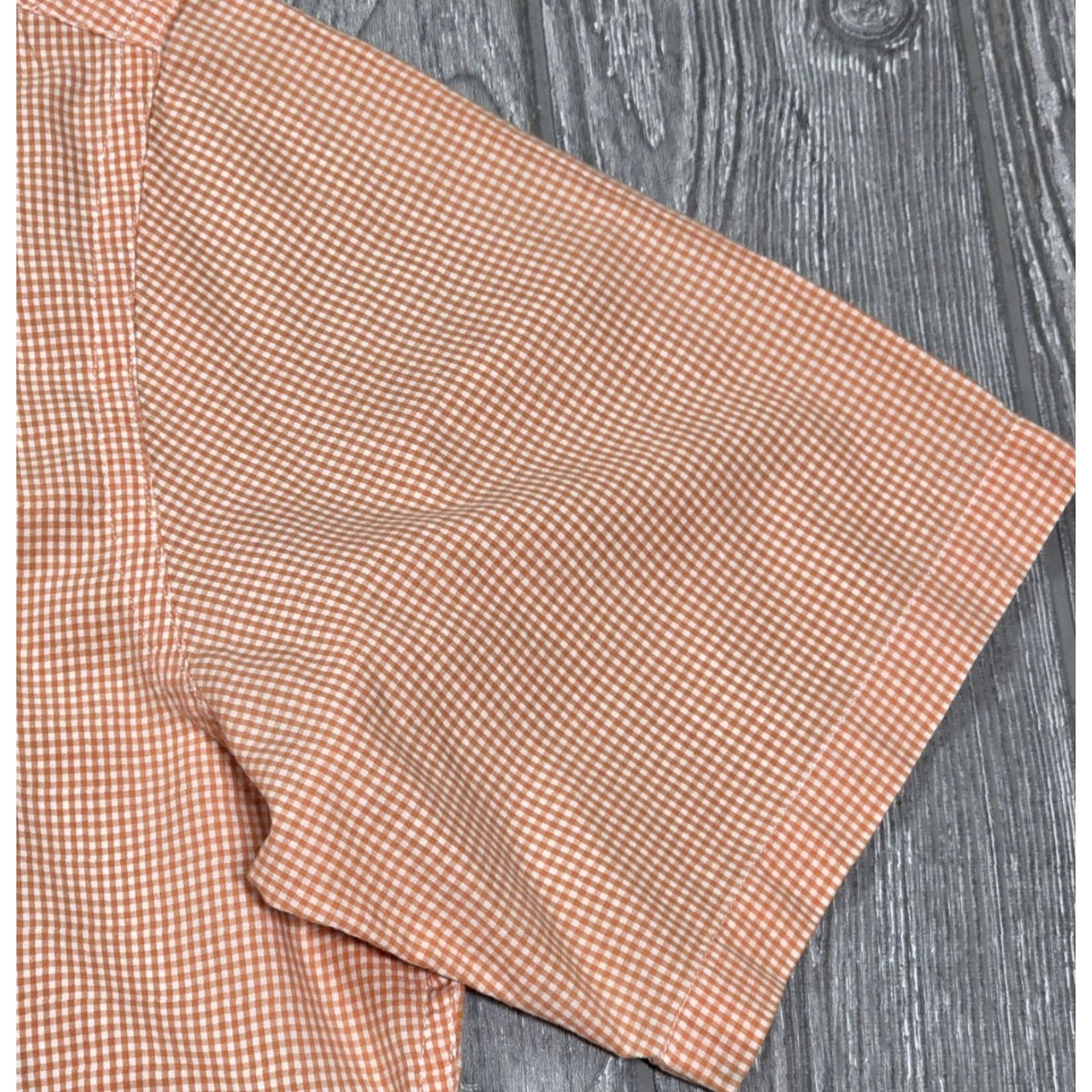 Polo Ralph Lauren Ralph Lauren Polo Jeans Co Button Up Orange Check L Short Sleeve Shirt Flag Logo Mens Regular Slim Fit Size US L / EU 52-54 / 3 - 4 Thumbnail