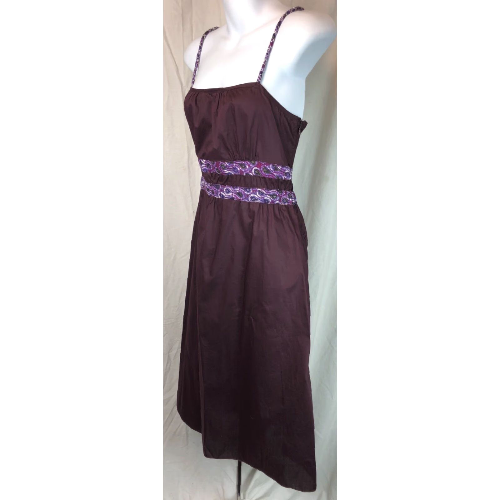 VINTAGE Old Navy Purple Halter Slip Dress M Womens Midi 90s Y2K Strappy  Spaghetti Dress