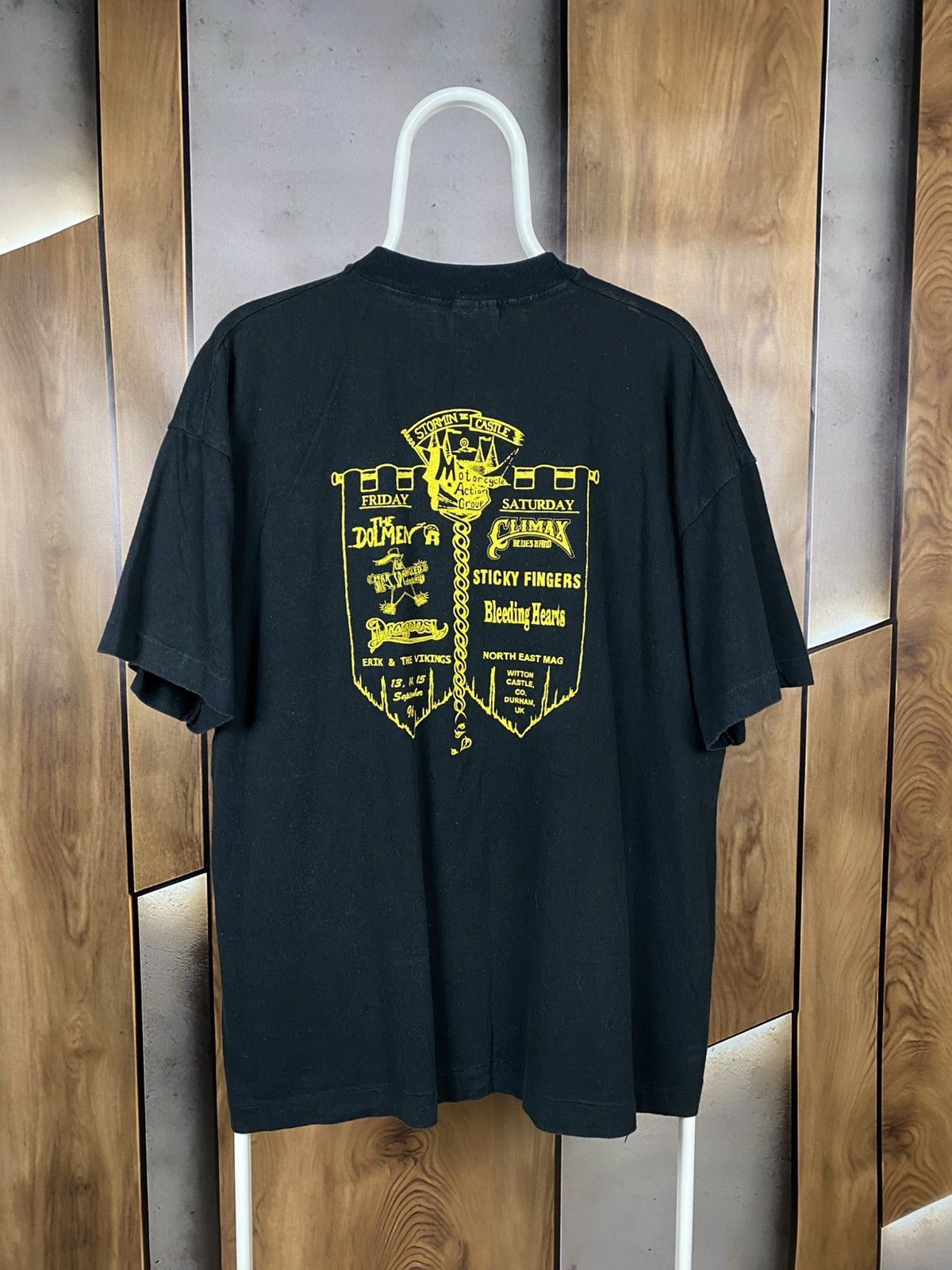 Vintage 🚧Vintage 1996 T-Shirt Stormin The Castle Biker Racing Tee🚧 Size US XL / EU 56 / 4 - 2 Thumbnail