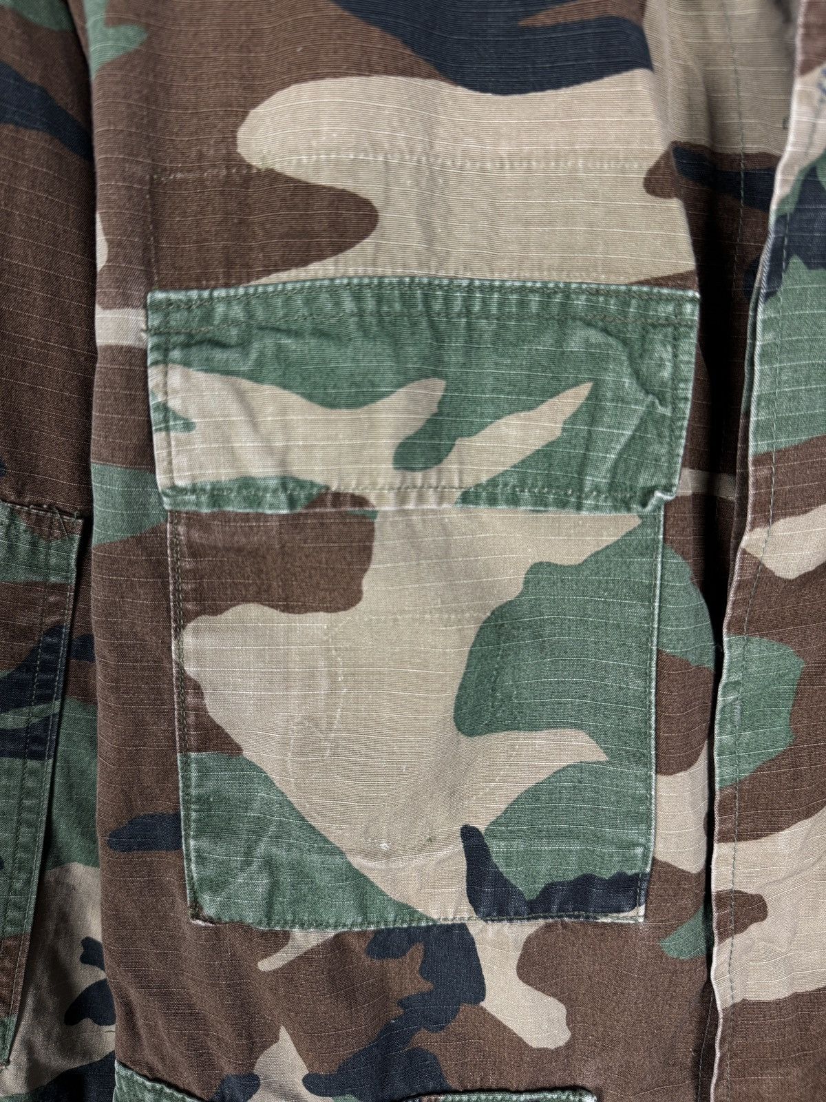 Vintage US ARMY Military Combat Camo Jacket Shirt U.S. Air Force Size US S / EU 44-46 / 1 - 7 Thumbnail