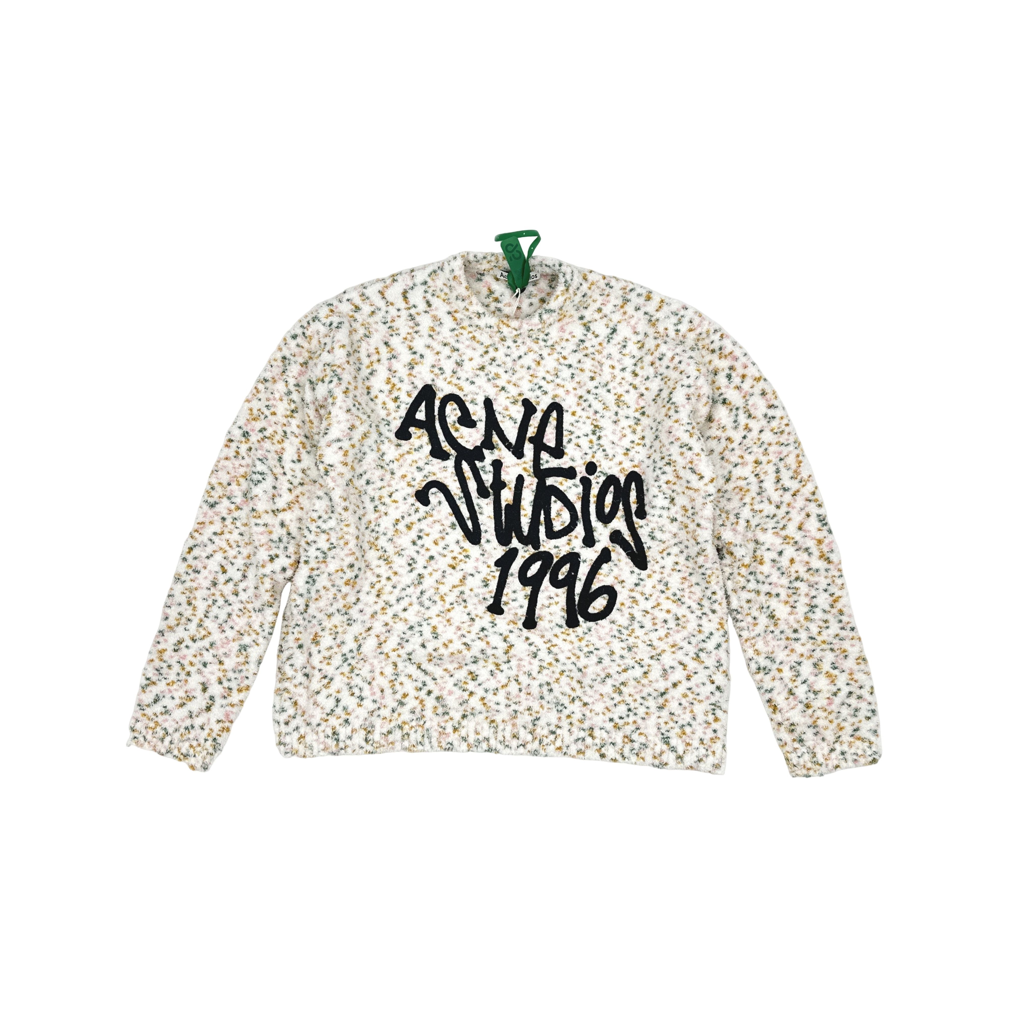 Acne Studios Acne Studios Graffiti Logo Knit Sweater S Size US S / EU 44-46 / 1 - 1 Thumbnail