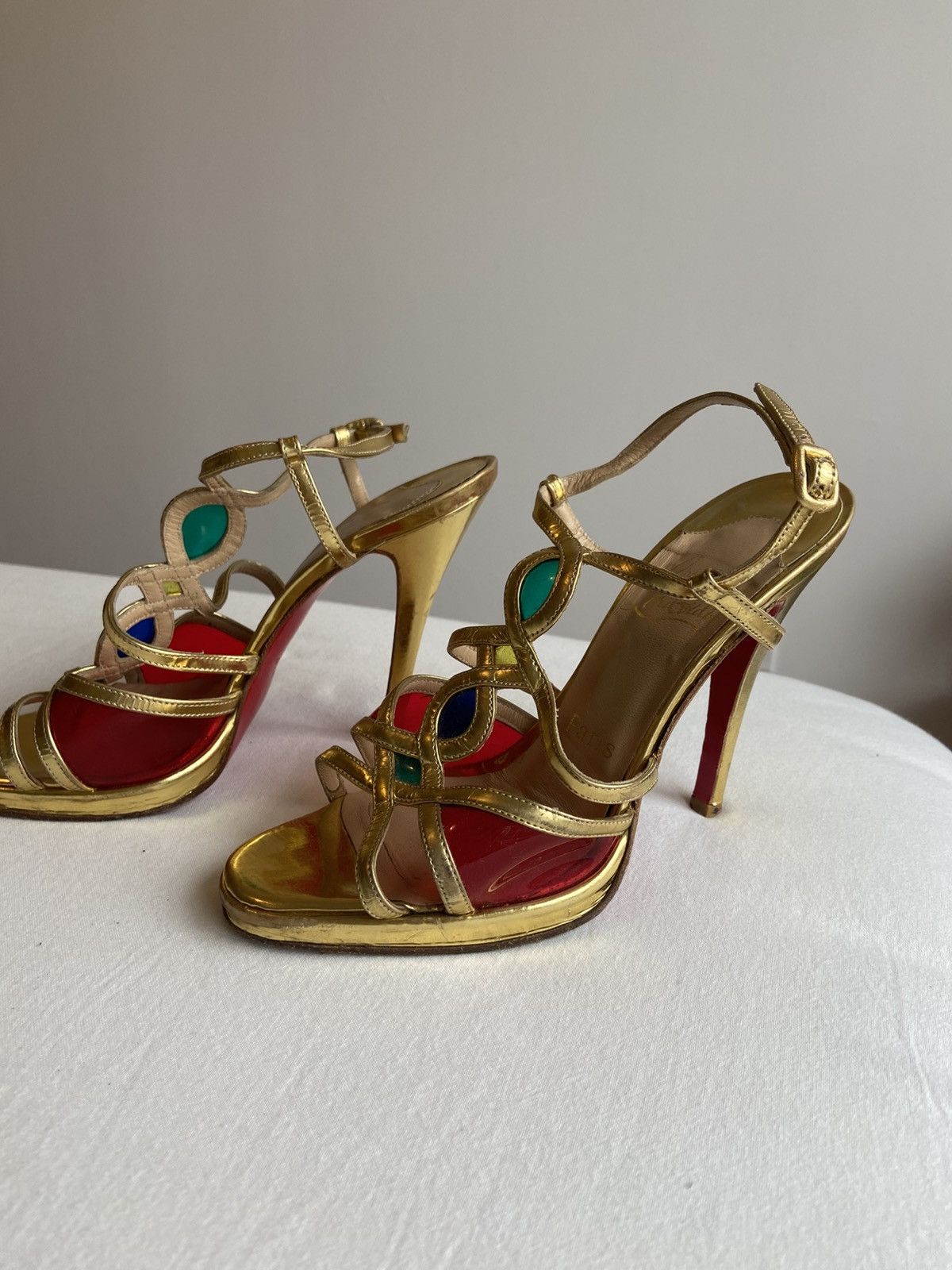 Christian Louboutin Christian Louboutin Libelle Heels Size US 8 / IT 38 - 5 Thumbnail