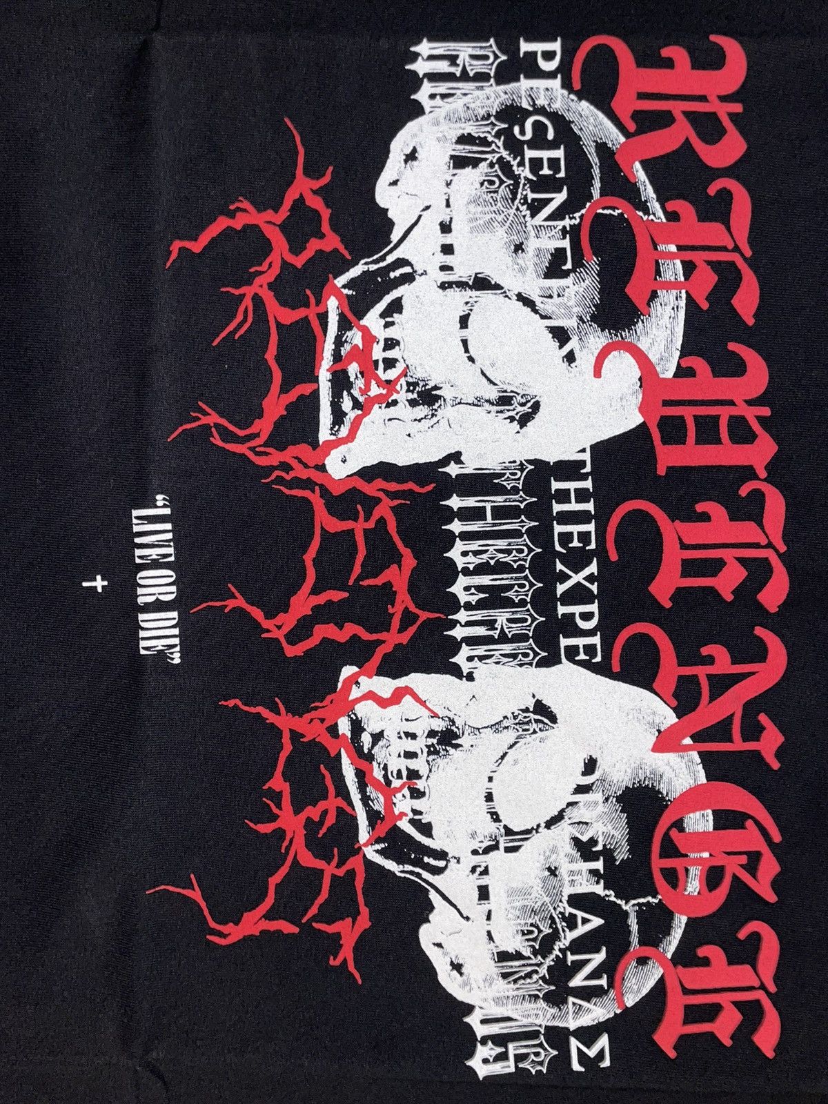 image of Revenge Staple Tee Black Size Xl, Men's