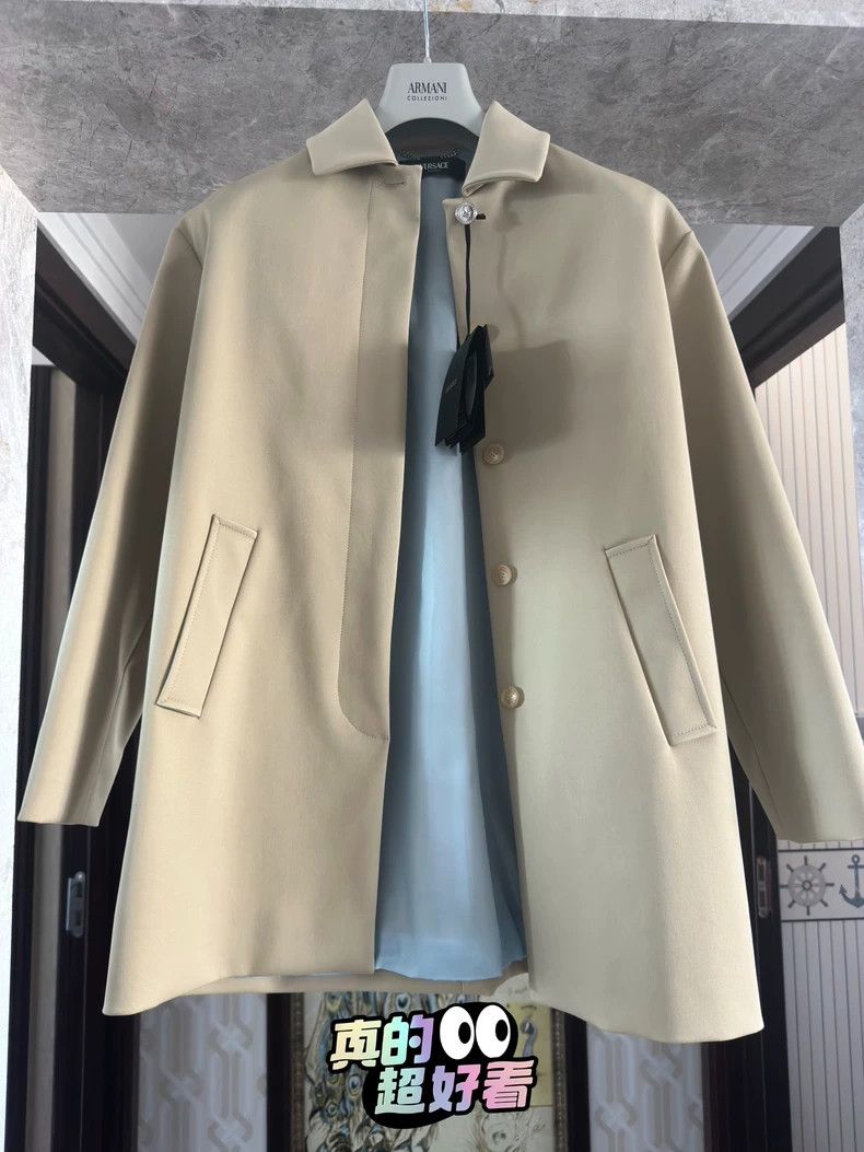 Versace Versace Mid-length trench coat jacket Size S / US 4 / IT 40 - 4 Thumbnail