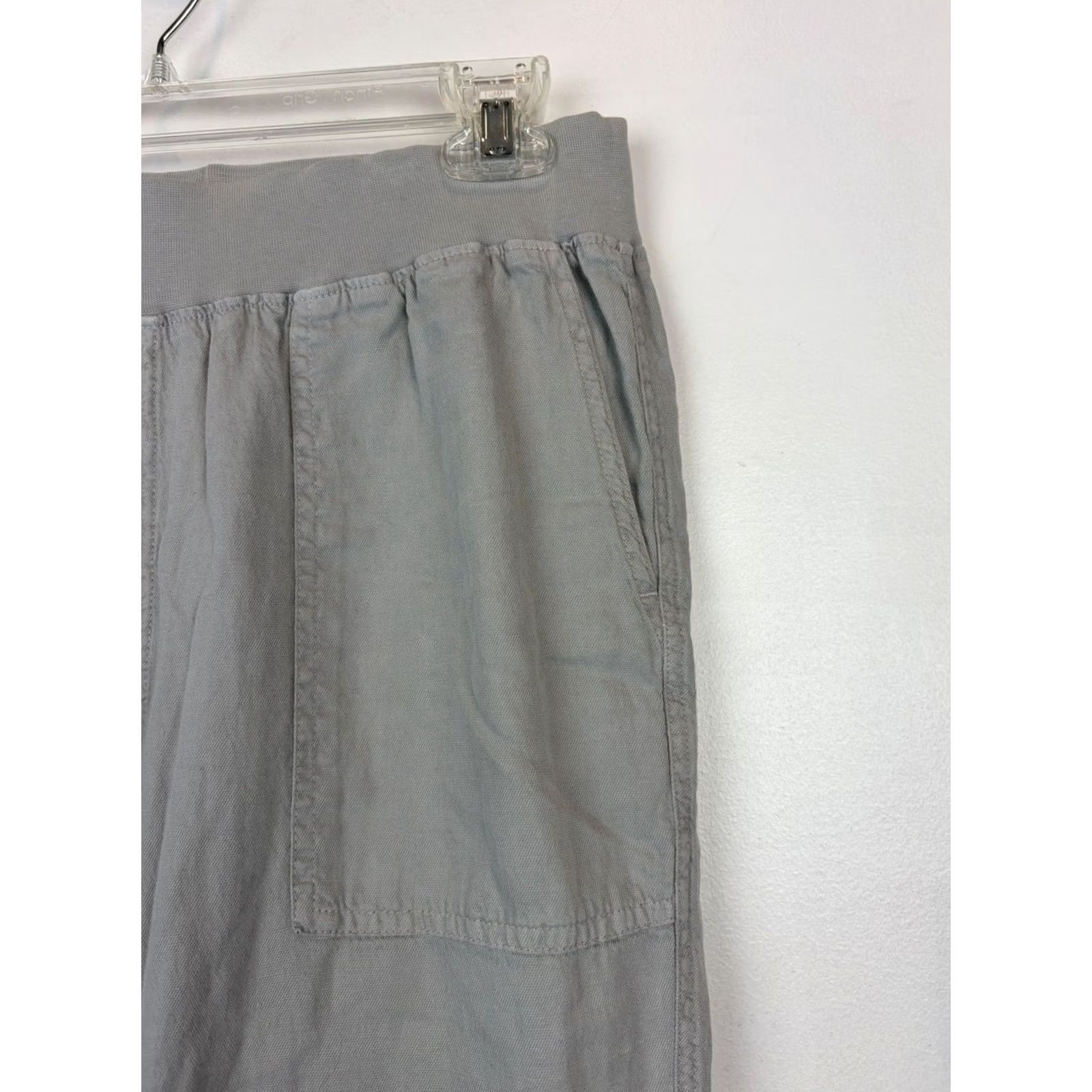 Faherty Faherty Pants Womens Small Gray Linen Tencel Blend Jogger Casual Small Gray Linen Tencel Blend Jogger Womens Size 28" / US 6 / IT 42 - 4 Thumbnail