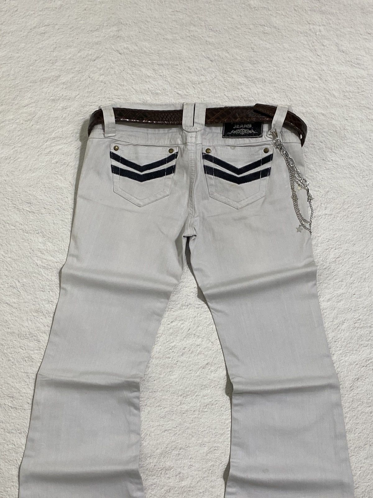 If Six Was Nine × Japanese Brand × Le Grande Bleu (L.G.B.) SICK💰 Egoist Super Flare pants Size US 29 - 4 Thumbnail
