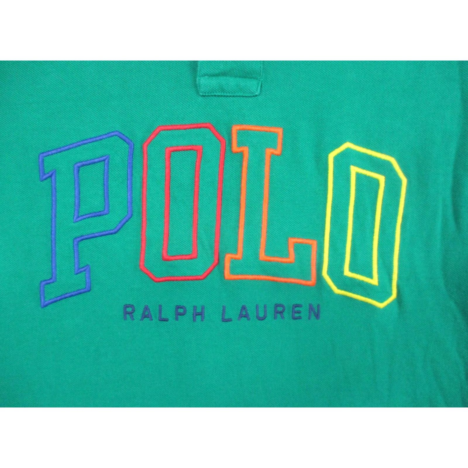 Polo Ralph Lauren Polo Ralph Lauren Shirt Mens XL Green Classic Fit Big Pony Logo Size US XL / EU 56 / 4 - 2 Thumbnail