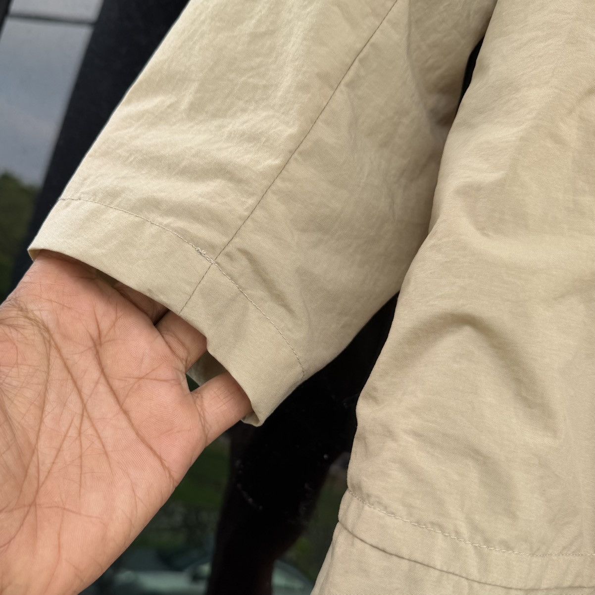 Danton Danton Hooded Coat Made in Japan Beige Workwear Jacket Size US S / EU 44-46 / 1 - 7 Thumbnail