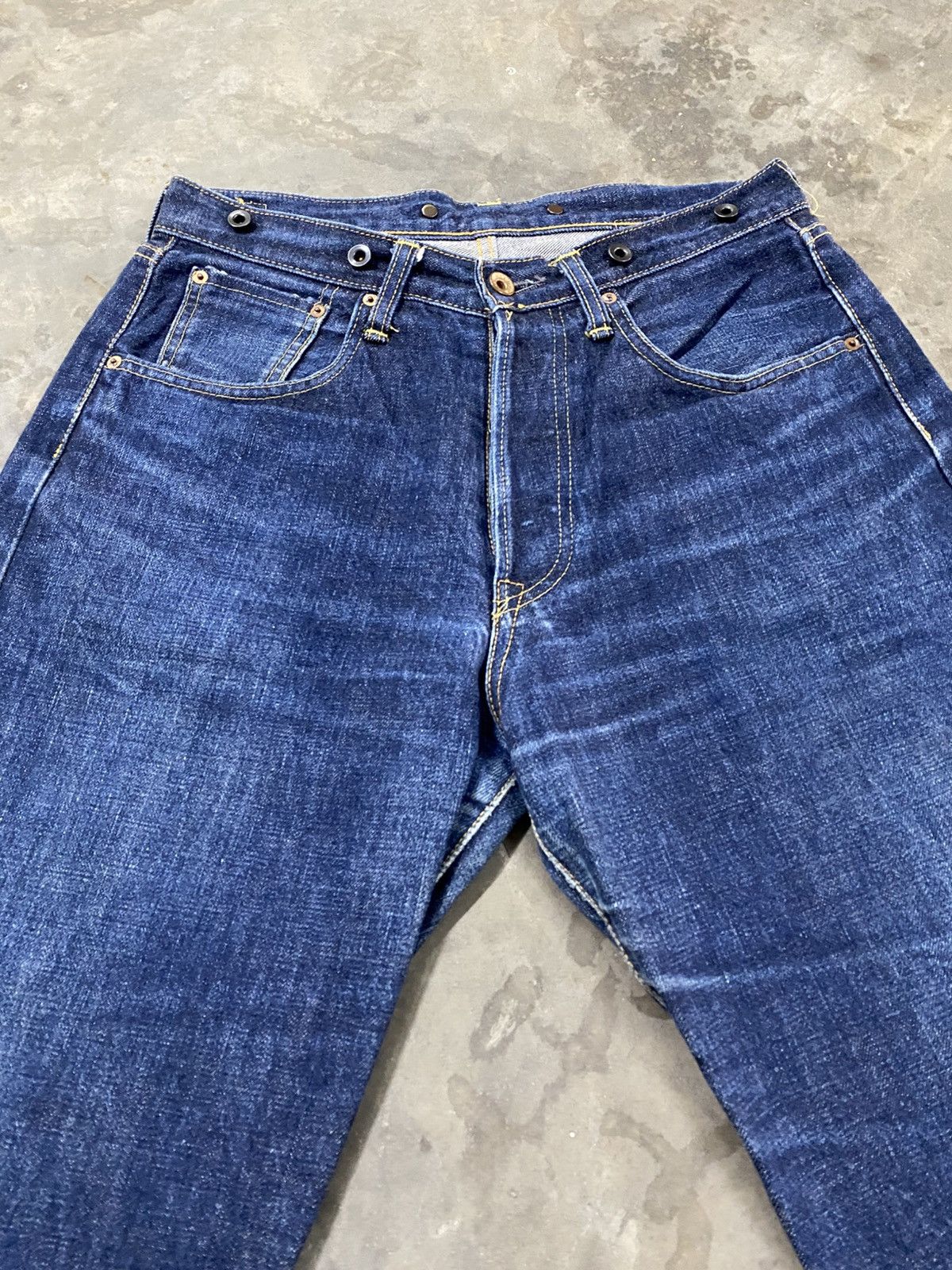 Edwin × Hysteric Glamour × Tornado Mart Baggy Jeans Japanese Edwin 4525 Selvedge Denim @235 Size US 30 / EU 46 - 3 Thumbnail