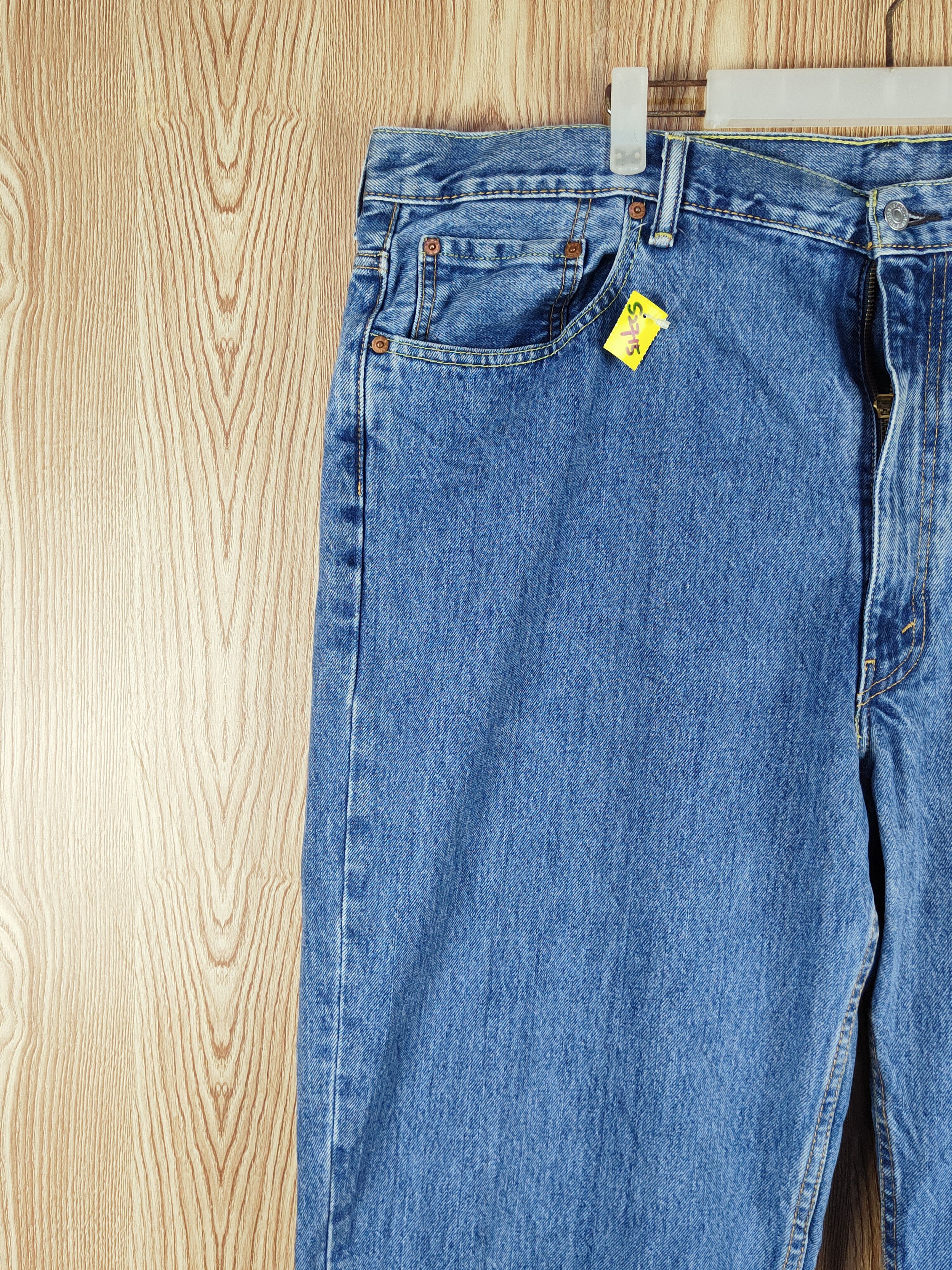 Levi's *waist 46inc* Levi's Blue Distressed Ripped Jeans #S2715 Size US 44 / EU 60 - 3 Thumbnail
