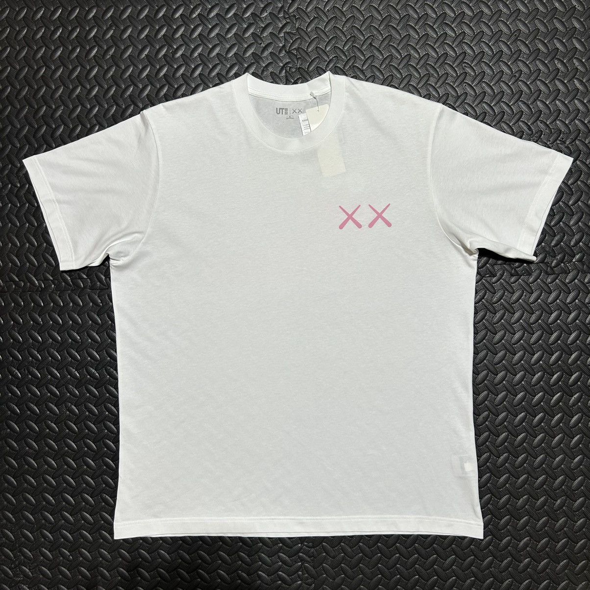 Kaws × Uniqlo KAWS x Uniqlo TShirt Men’s Size XL Companion White Pink NEW Size US XL / EU 56 / 4 - 1 Thumbnail