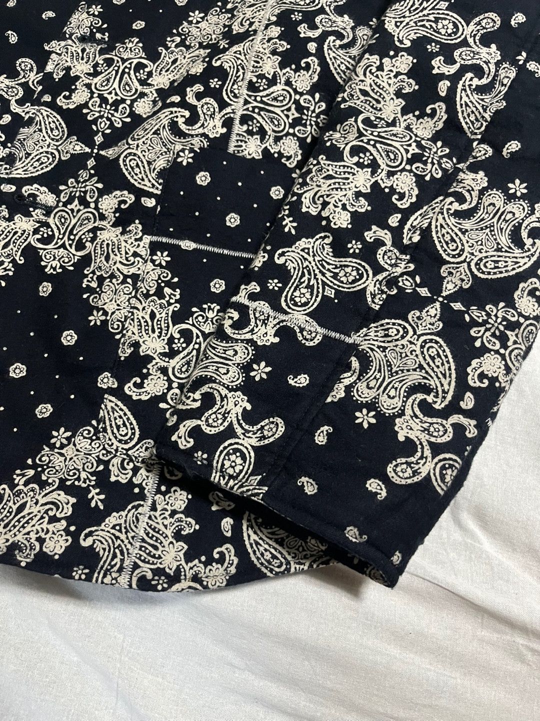 Officine Generale paisley bandana shirt jacket Size US L / EU 52-54 / 3 - 3 Thumbnail