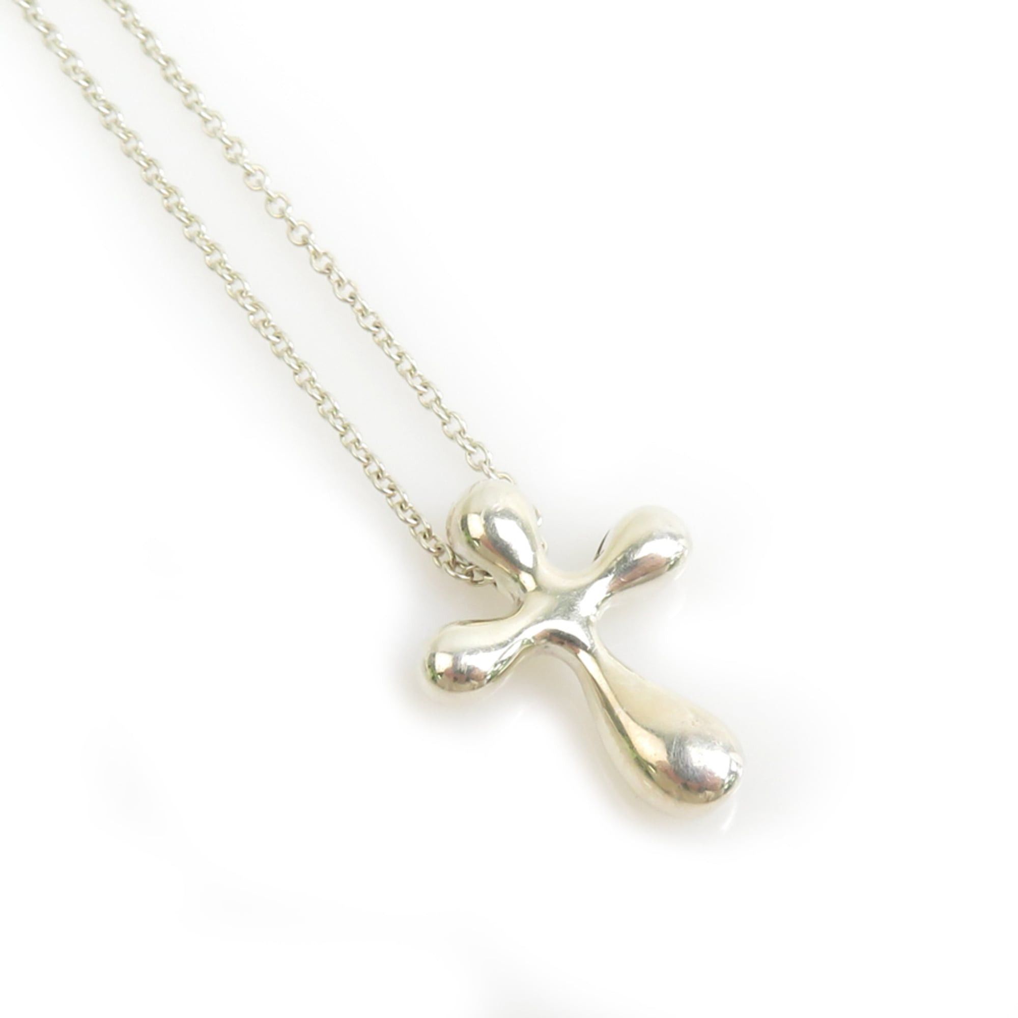 Tiffany & Co. Tiffany & Co. Cross Necklace in 925 Sterling Silver for Women, Free Shipping, e61576a Size ONE SIZE - 1 Thumbnail