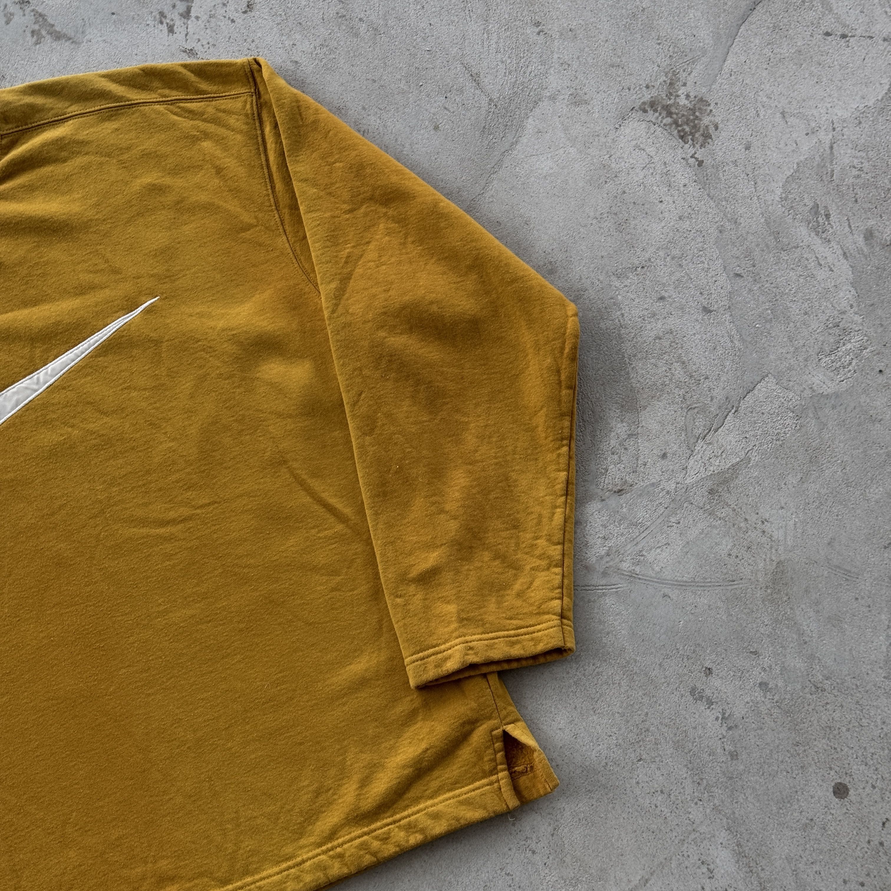 Nike Vintage 90s Nike Big Center Swoosh Crewneck Sweatshirt Size US XL / EU 56 / 4 - 2 Thumbnail