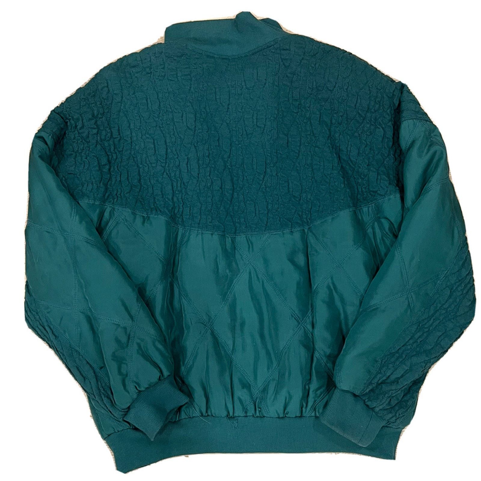 Vintage Vintage 1980s East West Silks Green Jacket Women’s Medium Size M / US 6-8 / IT 42-44 - 4 Thumbnail