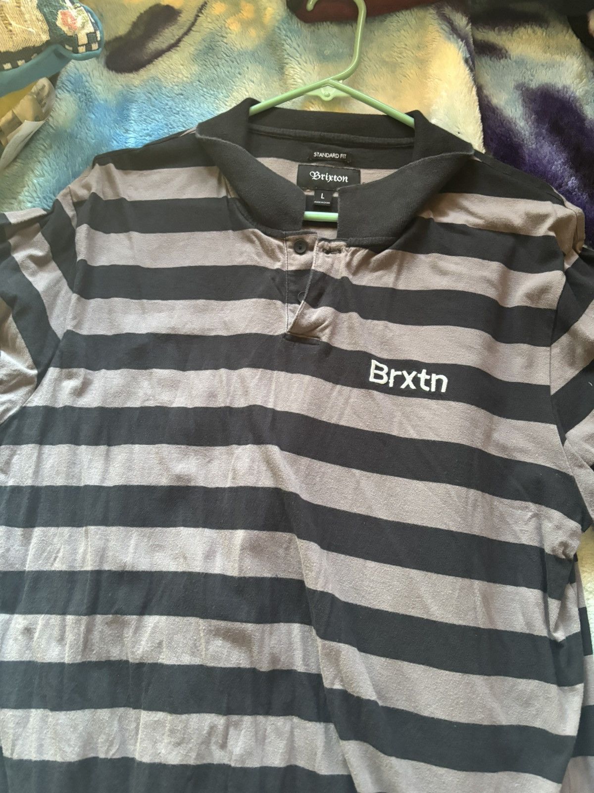 Brixton Brixton collar tee Size US L / EU 52-54 / 3 - 1 Thumbnail