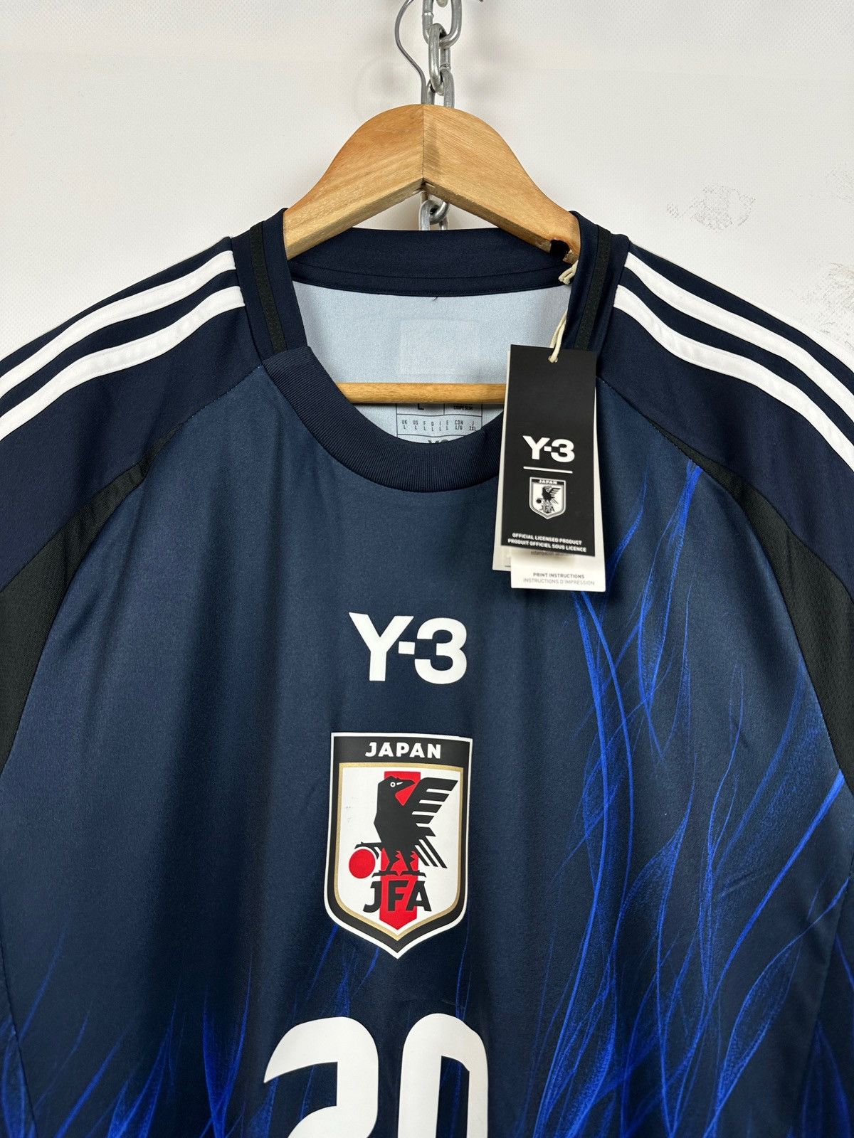 2024/25 Adidas x Y-3 Japan Takefusa Kubo #20 Soccer Jersey