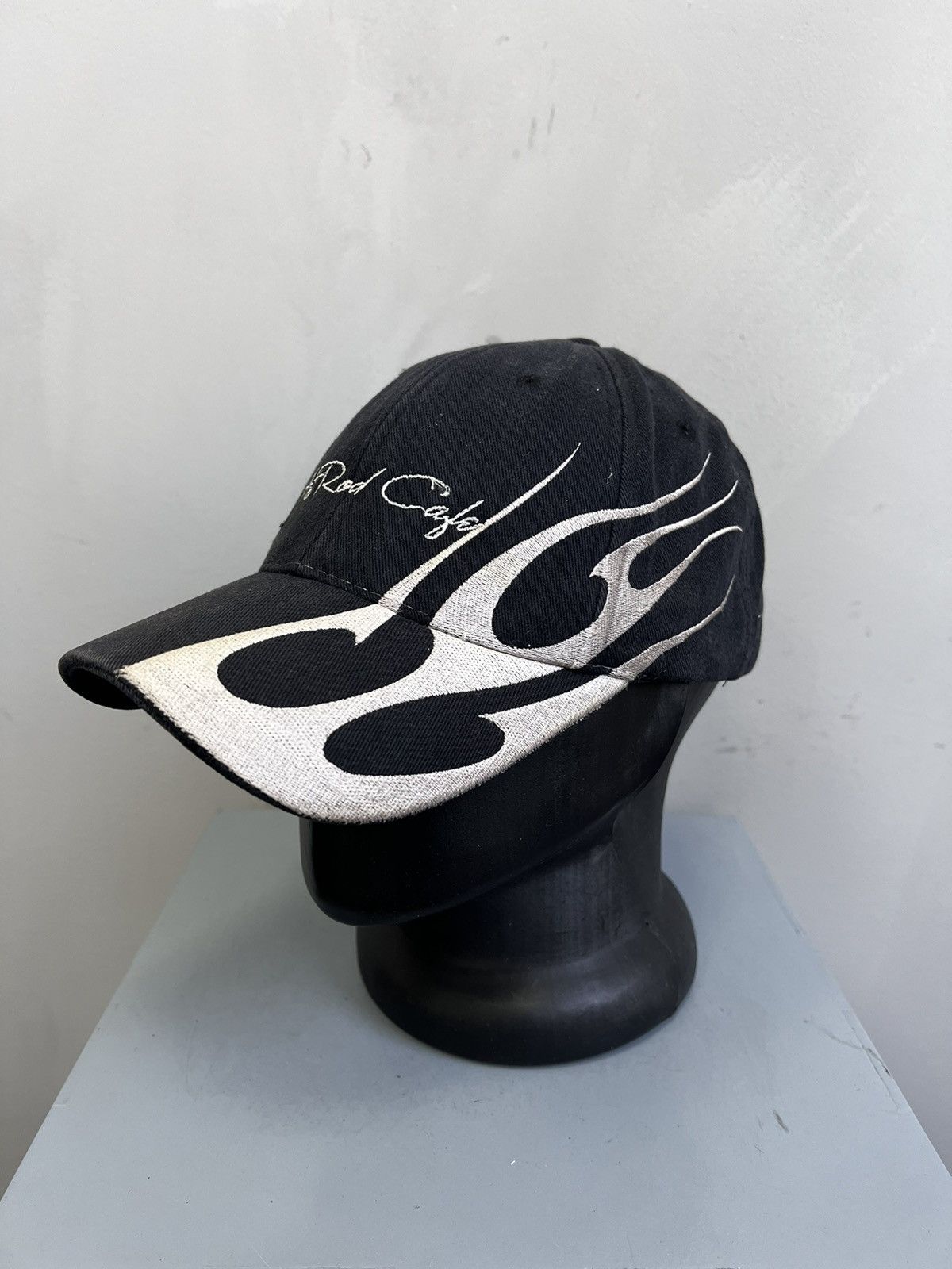 Japanese Brand × Vintage VINTAGE PUNK FLAME STREETWEAR YEEZY STYLE CAP HAT Size ONE SIZE - 1 Thumbnail
