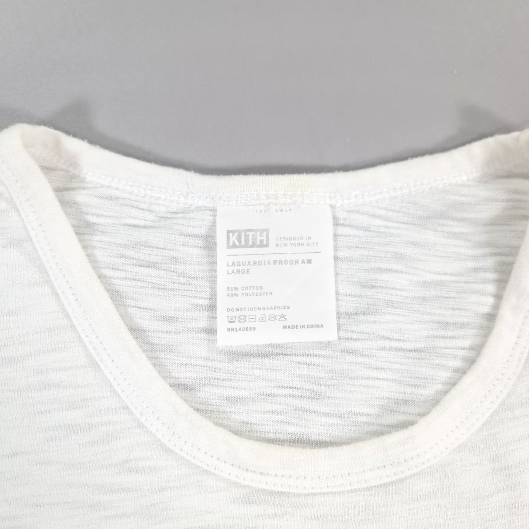 Kith KITH Mens T Shirt White Large Short Sleeves Cotton Blend Top Size US L / EU 52-54 / 3 - 3 Thumbnail