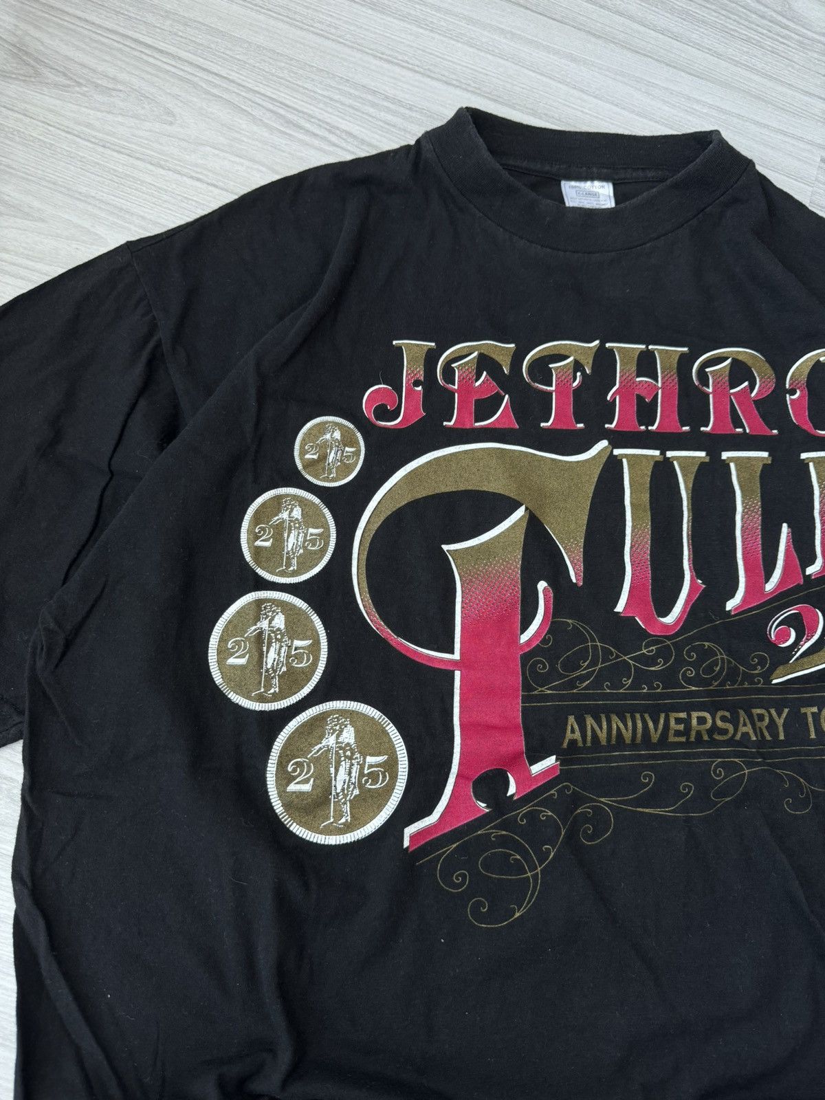 Band Tees × Vintage Vintage 1993 Jethro Tull 25th Anniversary Tour Tee Size US XL / EU 56 / 4 - 4 Thumbnail