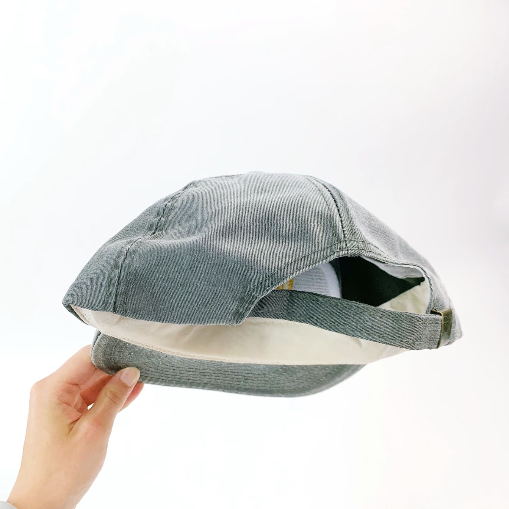 Vintage VINTAGE Koch Power Services Denim Look Gray Strapback Dad Hat Cap Adjustable Cotton Blend Cap Mens Size ONE SIZE - 2 Thumbnail