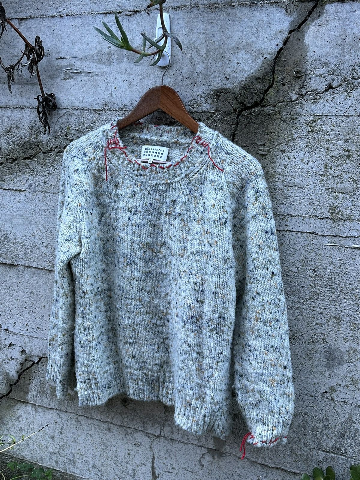image of Grail Maison Margiela Raw Stitched Sweater, Men's (Size Medium)