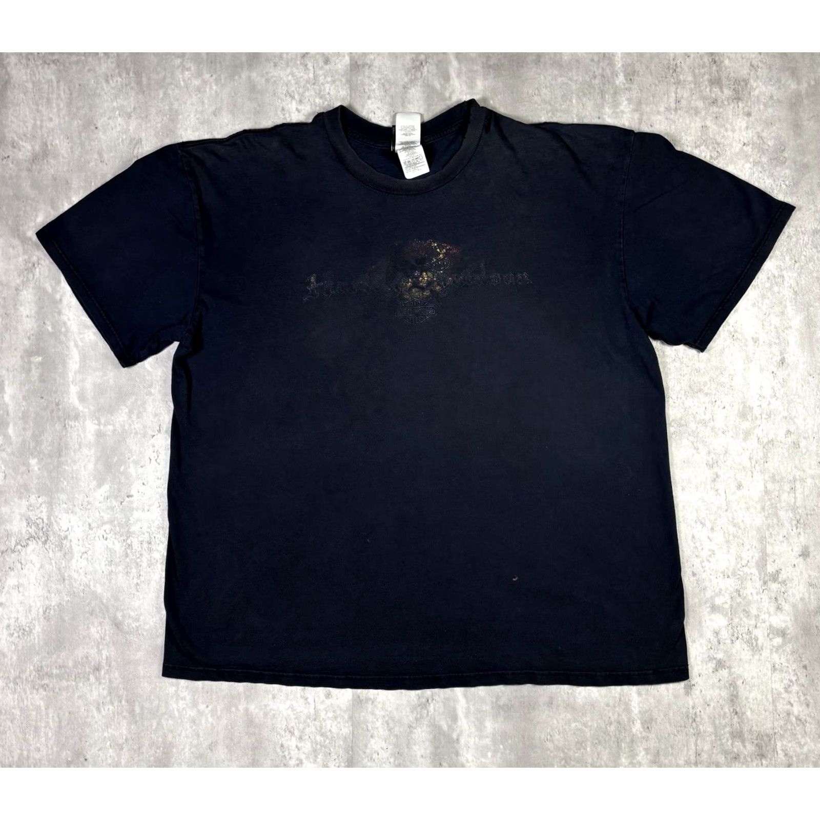 Harley Davidson VINTAGE Harley-Davidson Jamaica Pirate T Shirt Black XL 90s Men Crew Neck Short Sleeve Cotton Blend Vintage 101 Dalmatians Size US XL / EU 56 / 4 - 2 Thumbnail