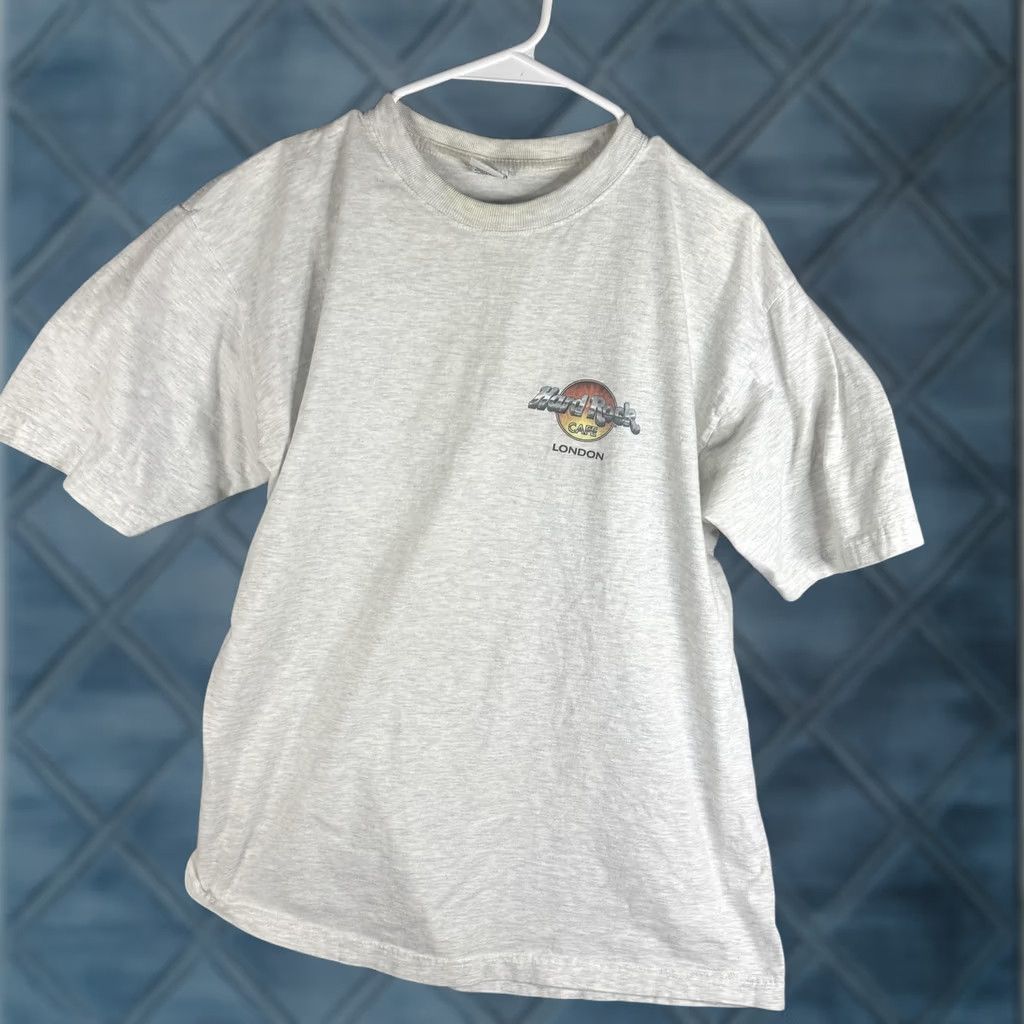 Hard Rock Cafe VINTAGE Hard Rock Cafe Shirt Mens XL Gray 2000 London Guitar Back Graphic Tee Size US XL / EU 56 / 4 - 1 Thumbnail