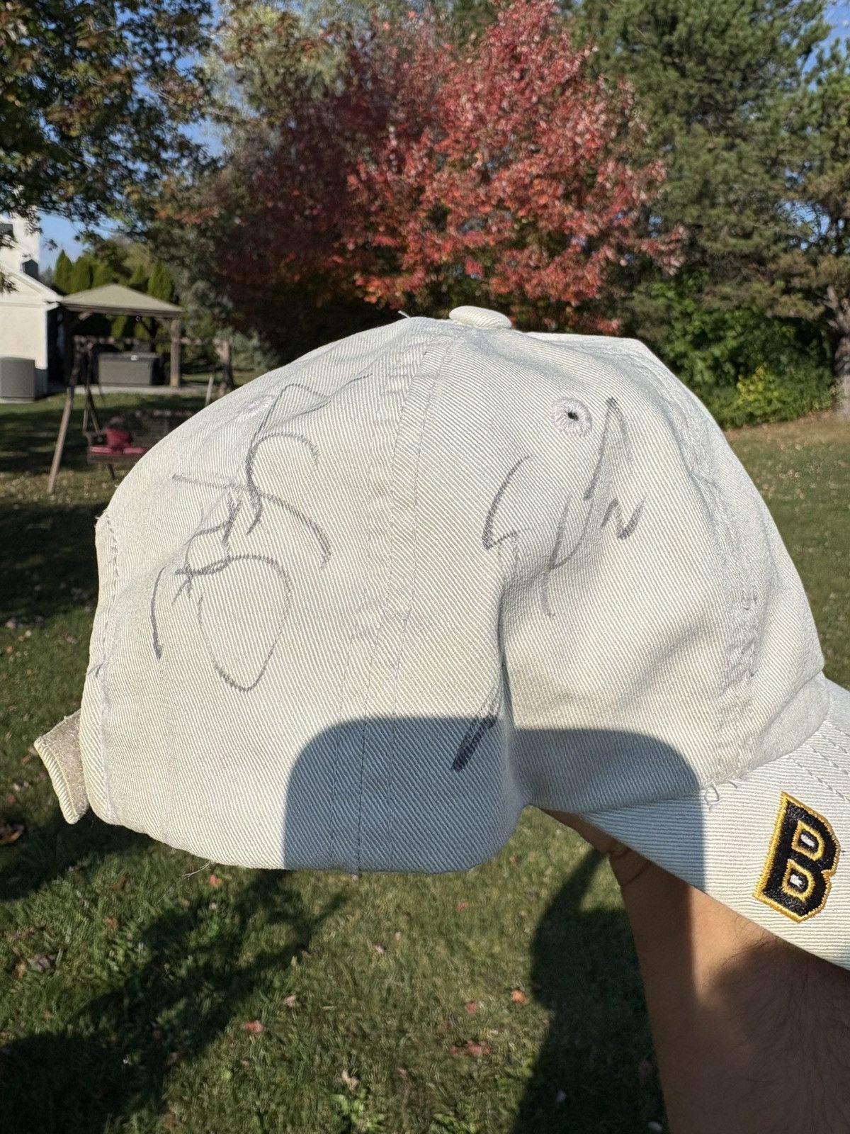 American Needle Steve Yzerman Kris Draper Signed Hat Detroit Red Wings Size ONE SIZE - 3 Thumbnail