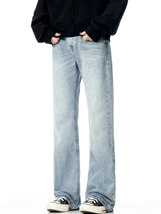 Japanese Brand × Jean American light blue washed high street bootcut jeans Size US 34 / EU 50 - 4 Thumbnail