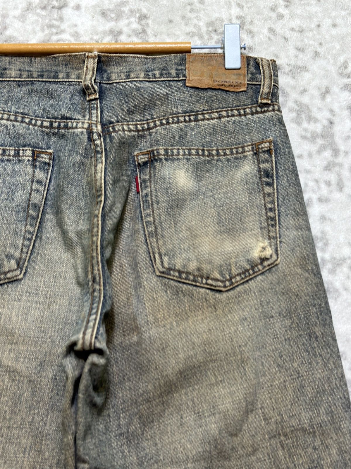 Japanese Brand Flared BOBSON COMPANY Stone Wash Bootcut Denim Size US 29 - 11 Thumbnail