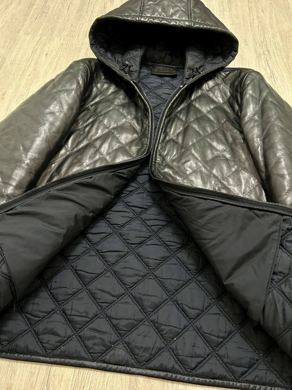 Prada Prada Mainline Luxurious Dark Ink Nappa Lamb Quilted Jacket Size US M / EU 48-50 / 2 - 7 Thumbnail