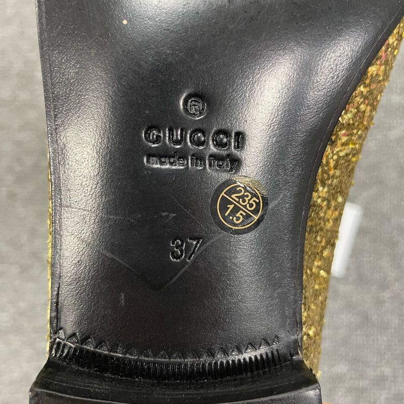 Gucci Gucci Stylish Slip-On Casual Loafers in Gold Size US 6.5 / EU 39-40 - 7 Thumbnail