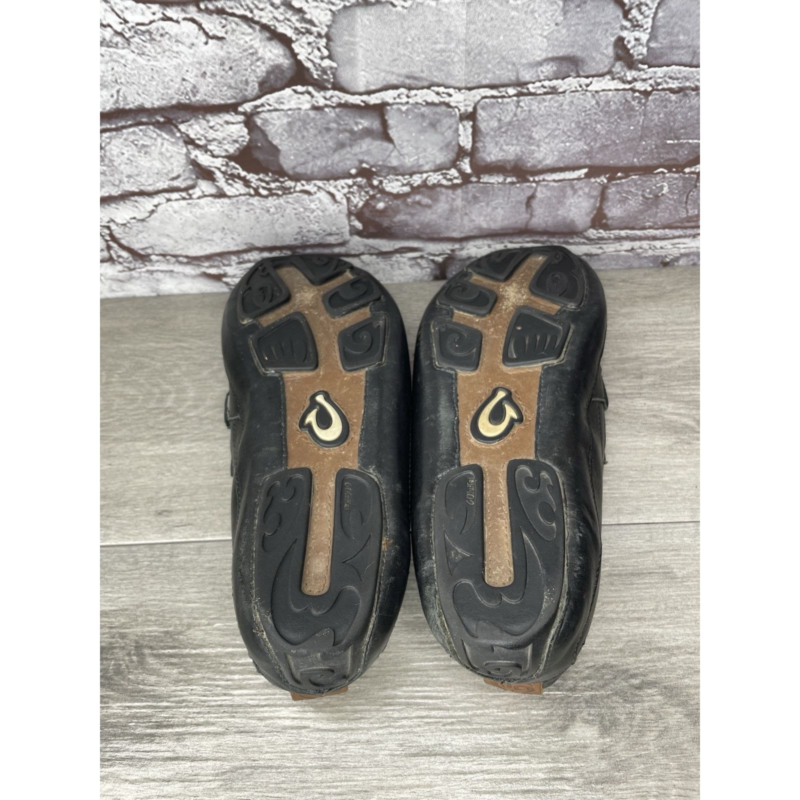 Olukai Olukai Akepa Moc Slip On Loafers Men's size 10.5 Black Leath Size US 10.5 / EU 43-44 - 20 Thumbnail