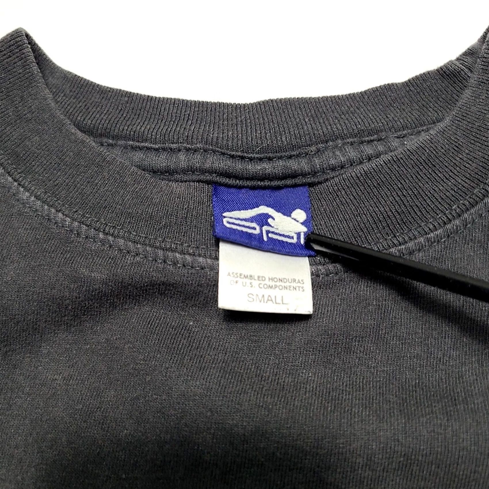 Vintage VINTAGE Pigeon River "The Ride Of Your Life" Graphic T-Shirt Men’s Size S Crew Neck Short Sleeve Black Mens Size US S / EU 44-46 / 1 - 5 Thumbnail