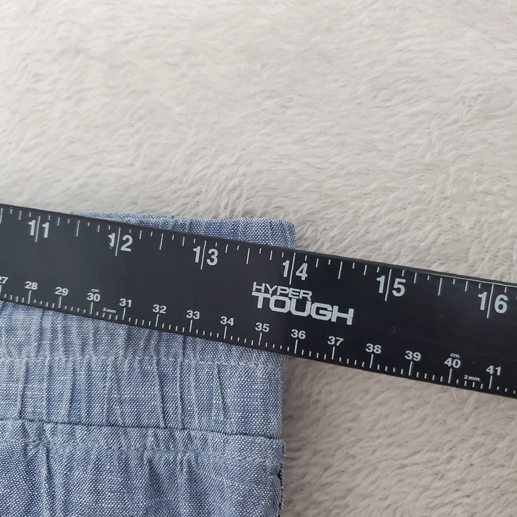 Athleta Athleta Pants Women 4 Blue Cabo Linen Wide Leg Elastic Waist Zip Pockets Beachy Size 27" / US 4 / IT 40 - 7 Thumbnail