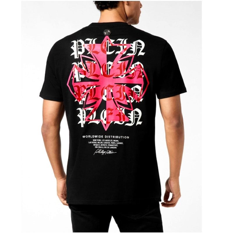 Philipp Plein Philipp Plein Worldwide Puffy Crest Round Neck T-shirt L Size US L / EU 52-54 / 3 - 1 Thumbnail
