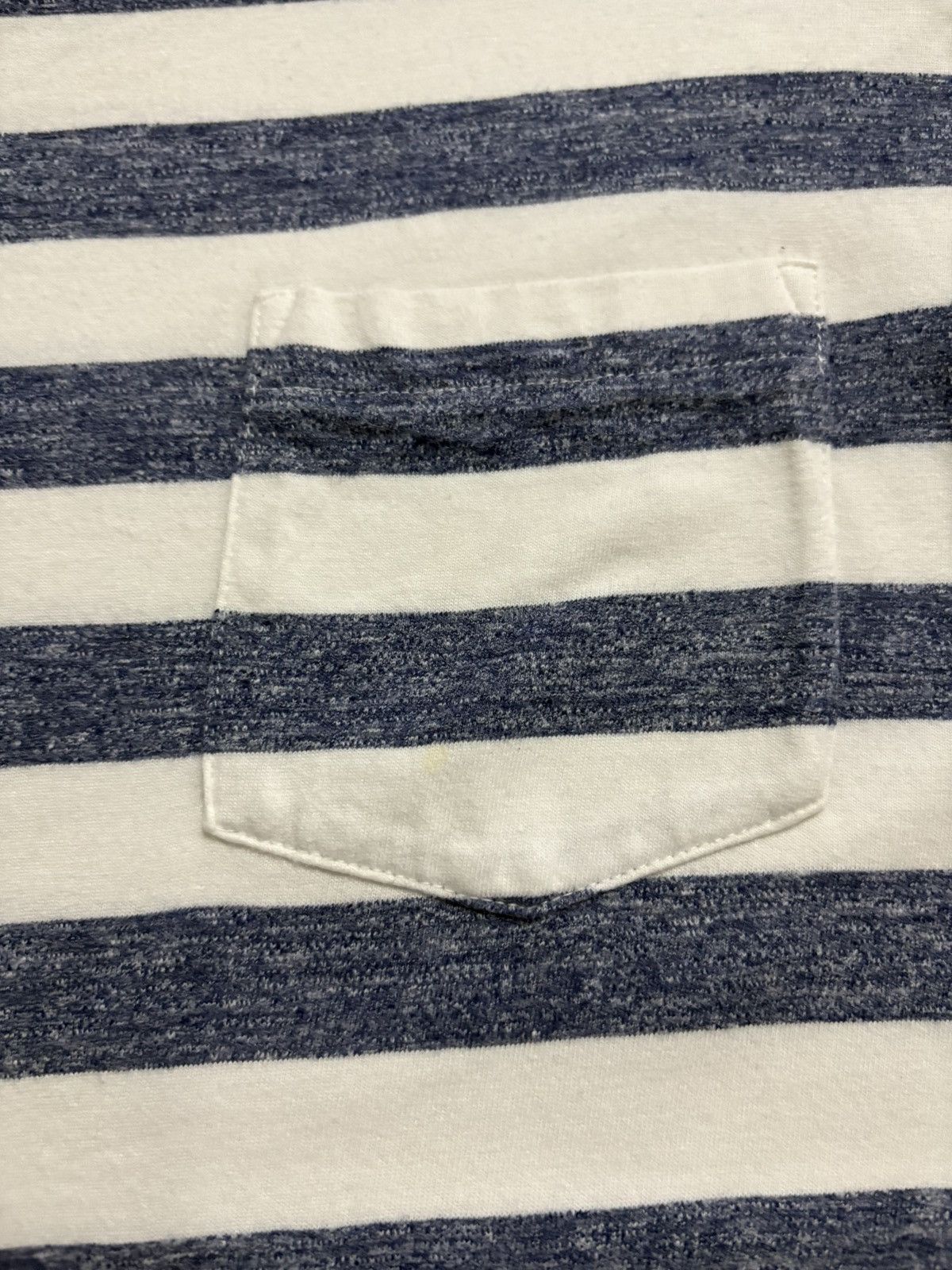 Beams Plus × Japanese Brand × Vintage Japanese Brand BEAMS HEART Striped Vneck T-Shirt Size US M / EU 48-50 / 2 - 3 Thumbnail
