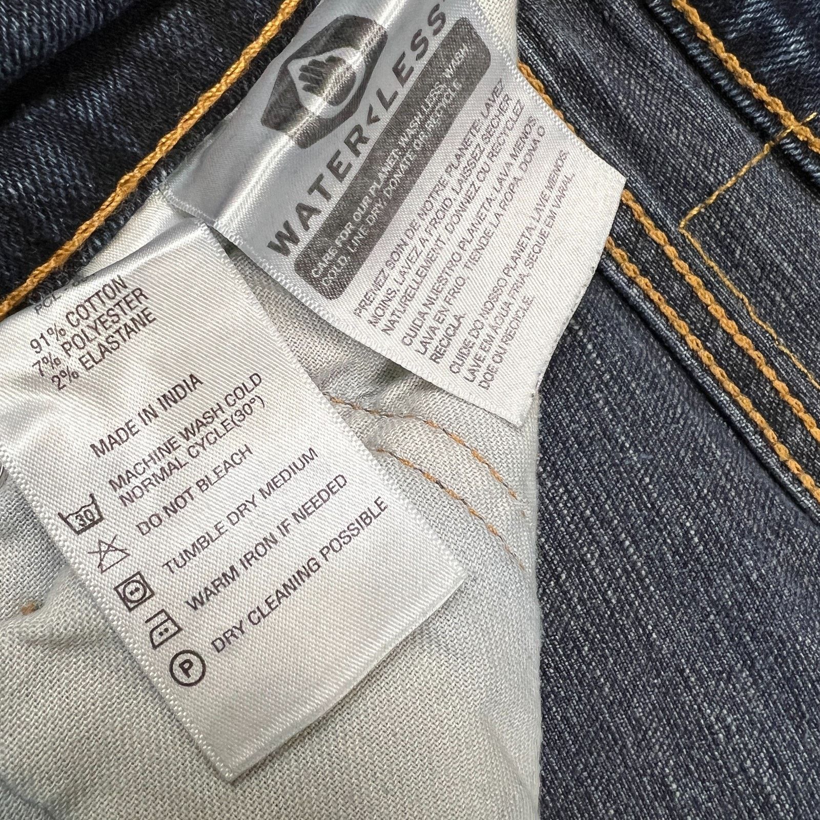 Levi's Levi's 511 Jean 32x32 Slim Fit Mid Rise Stretch Denim Pants Size US 32 / EU 48 - 9 Thumbnail