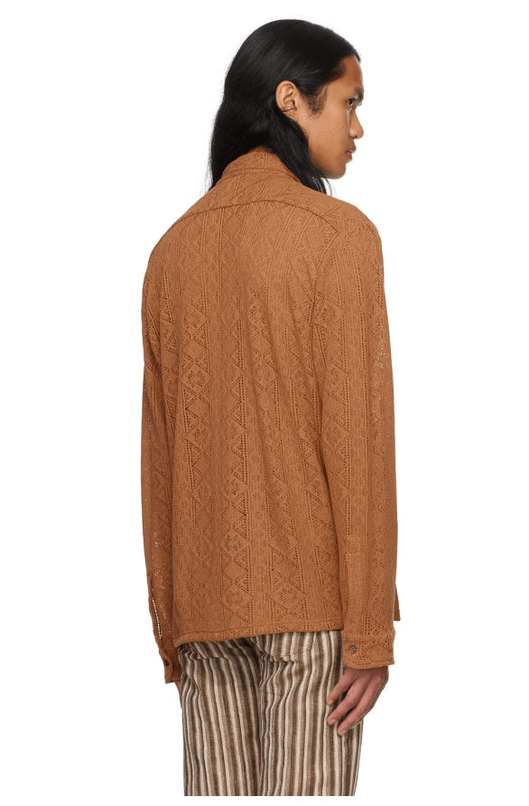 CMMN SWDN BNWT AW23 CMMN SWDN DILAN OPENWORK KNIT SHIRT 50 Size US M / EU 48-50 / 2 - 10 Thumbnail