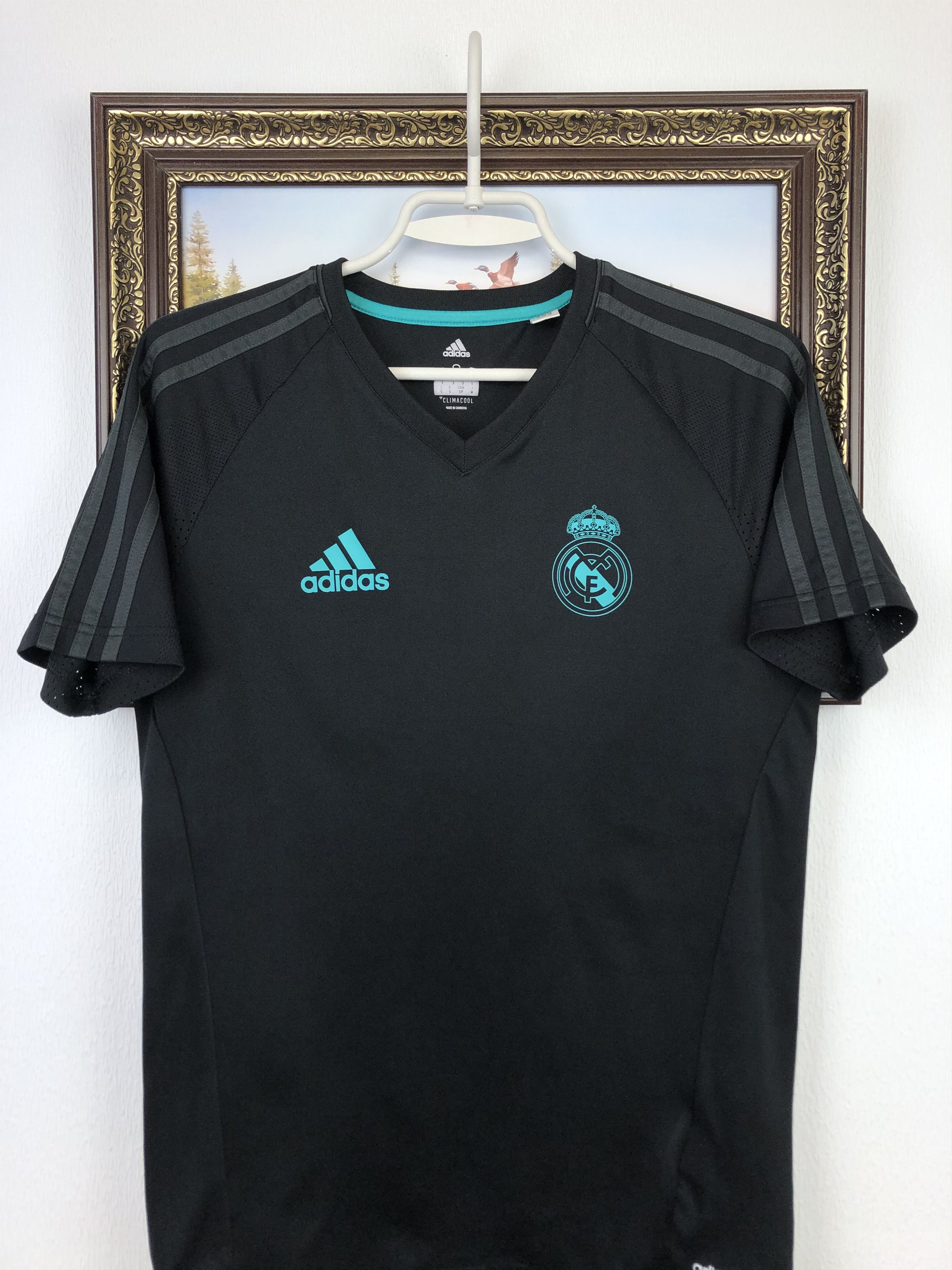 Adidas Real Madrid Football Shirt Soccer Black Jersey Adidas Size US XS / EU 42 / 0 - 2 Thumbnail