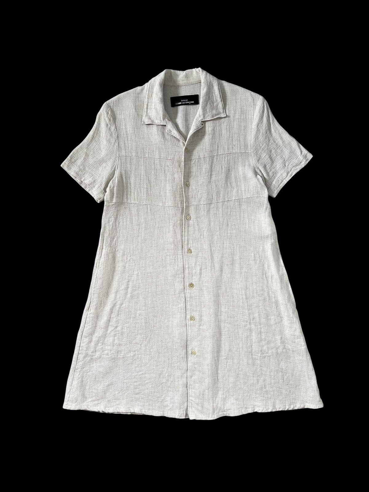 Tricot Comme des Garcons SS94 Tricot Comme des Garçons Linen Rayon Blend Mini Dress Size S / US 4 / IT 40 - 2 Thumbnail