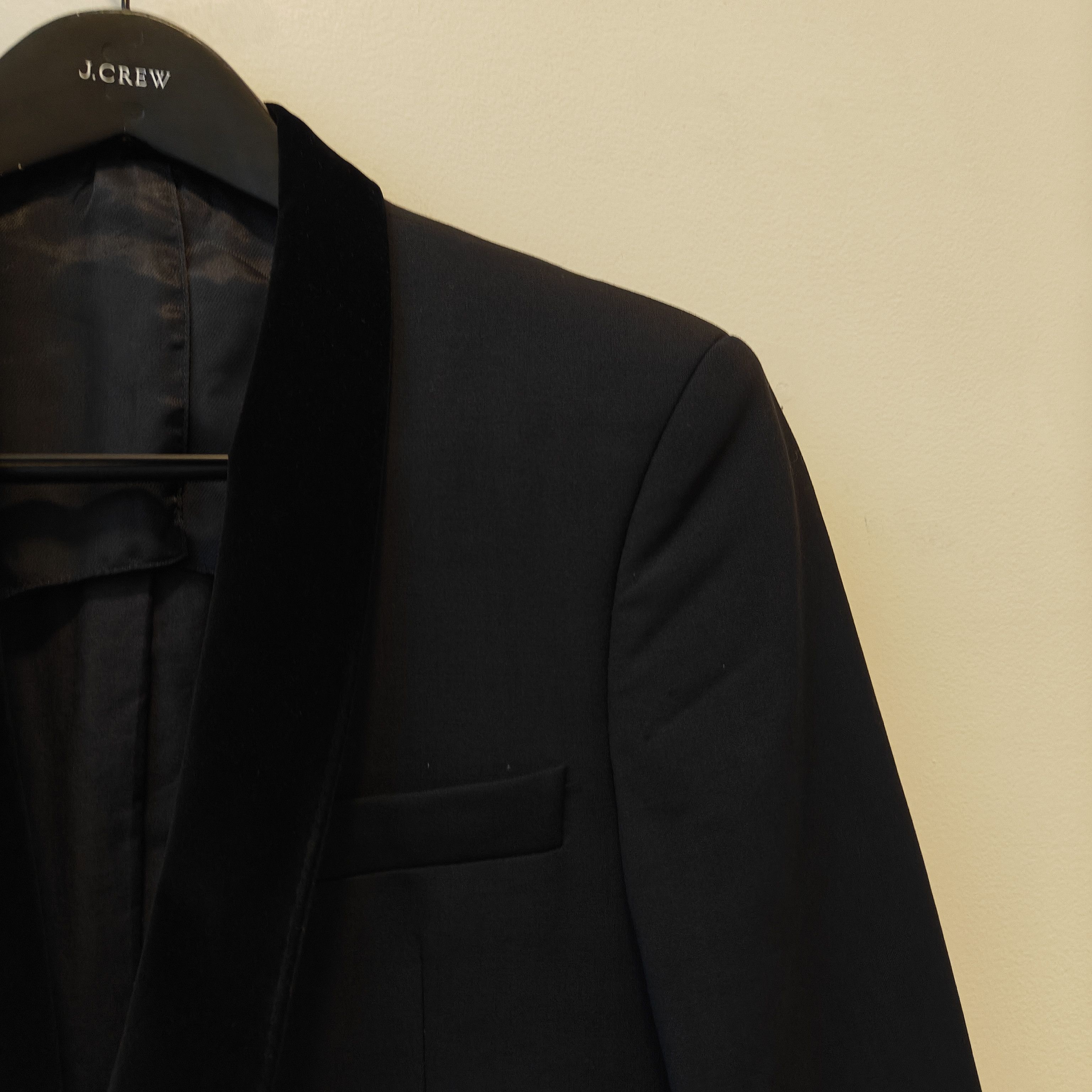 Maison Margiela Navy Tux Velvet Shawl Collar Blazer - mohair Size 48R - 6 Thumbnail