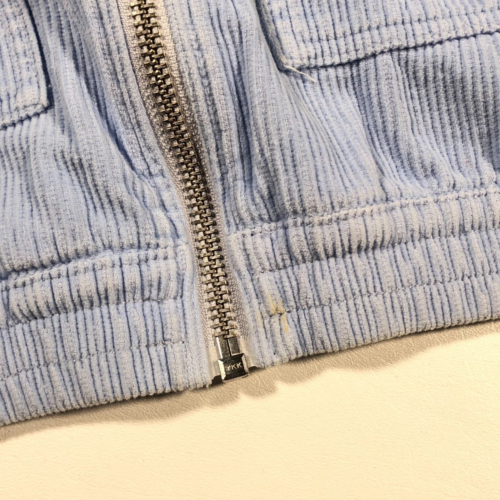Urban Outfitters Urban Outfitters Light Blue Full-Zip Corduroy Jacket Womens Size M / US 6-8 / IT 42-44 - 3 Thumbnail