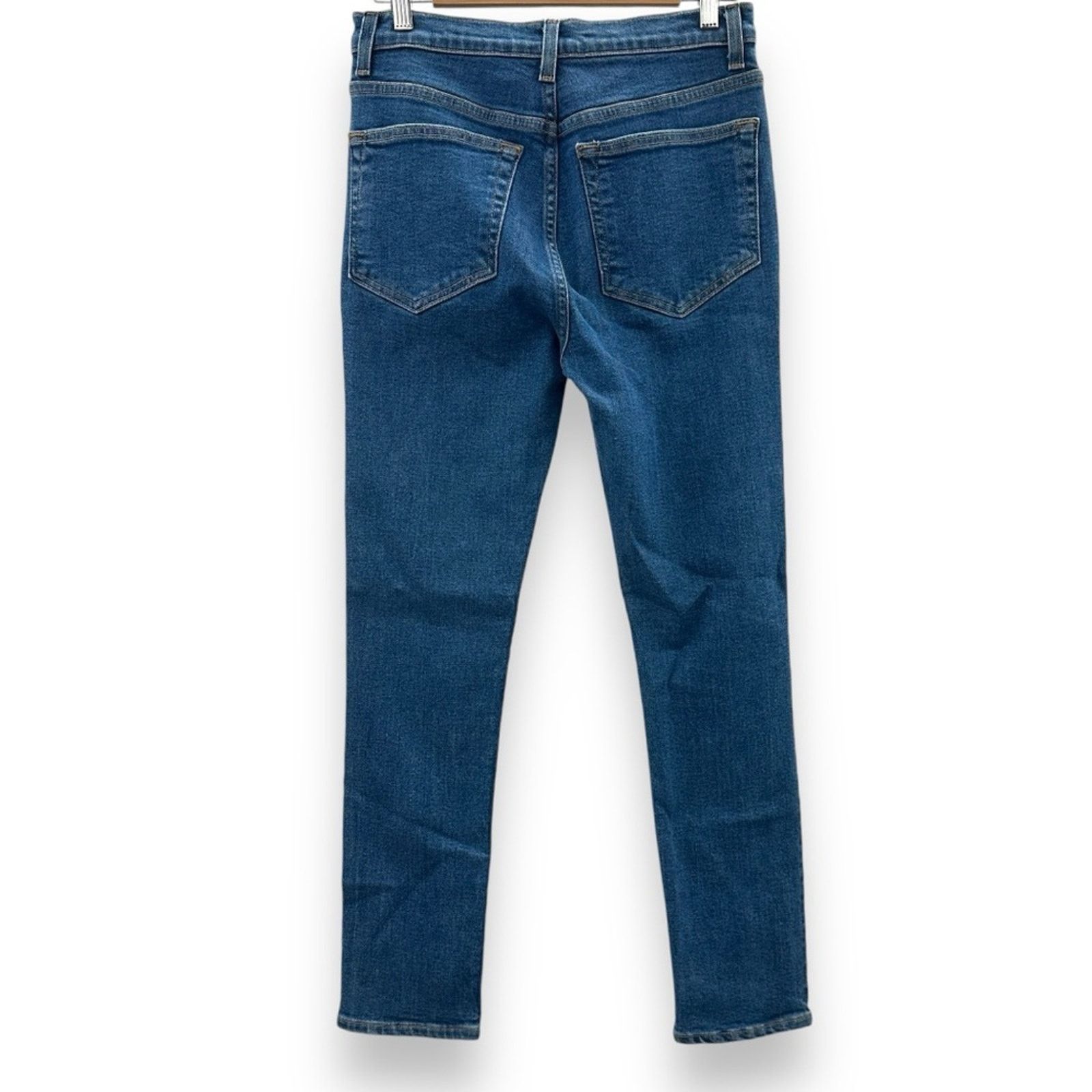RE/DONE Re/done High Rise Medium Wash Skinny Leg Jeans Sz 30 Size 30" / US 8 / IT 44 - 4 Thumbnail